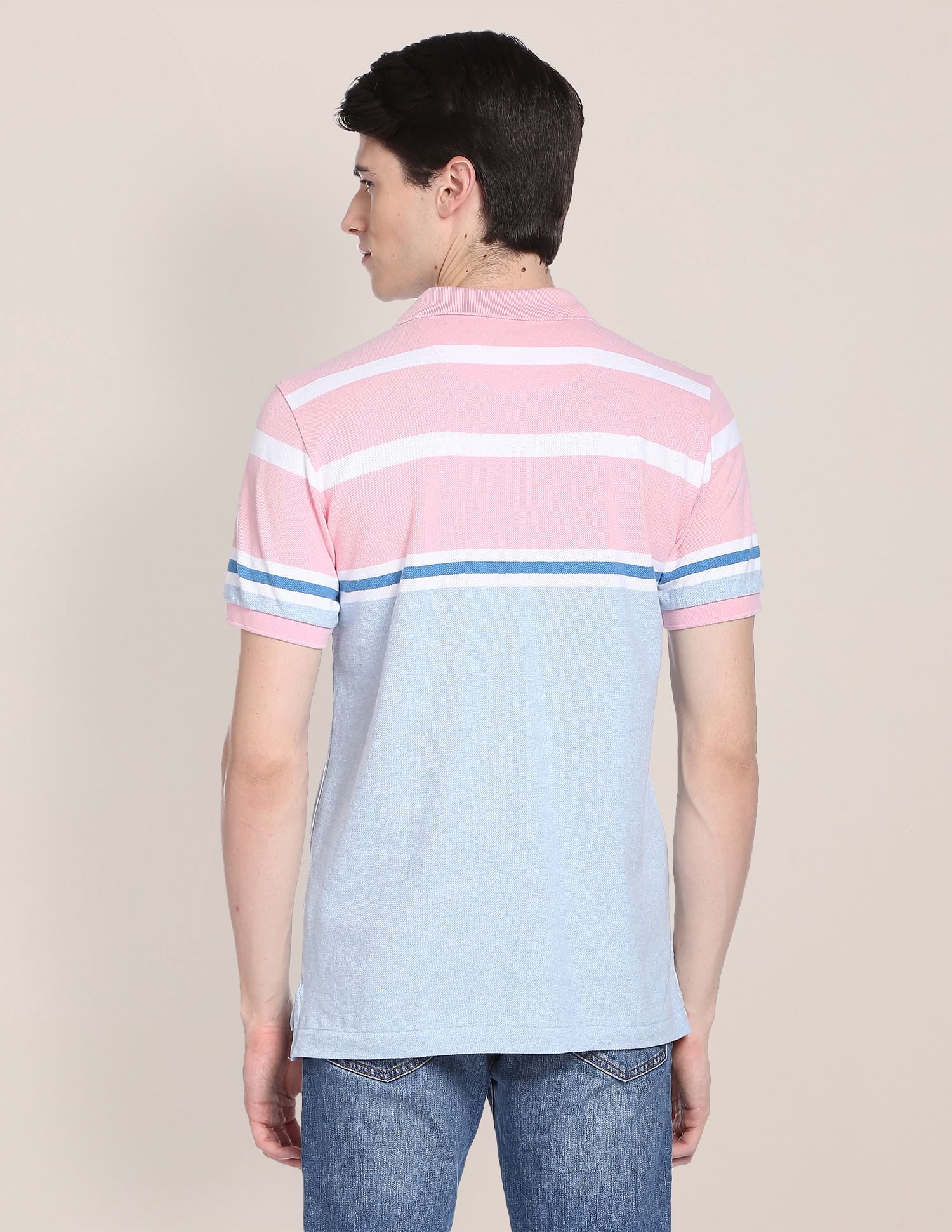 U.S. Polo Assn. Signature Stripe Pique Polo Shirt