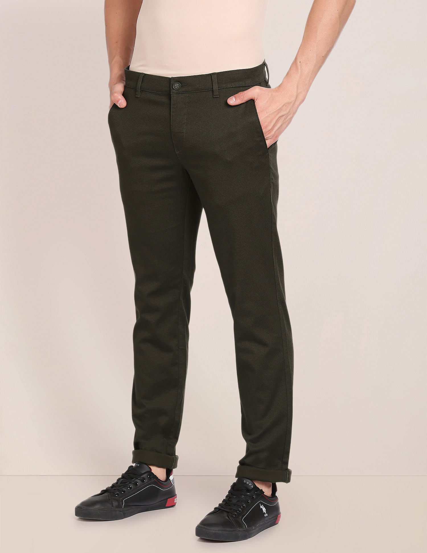Buy Polo Ralph Lauren Brown Hudson Stretch Slim Fit Chino Trousers for Men  Online | The Collective