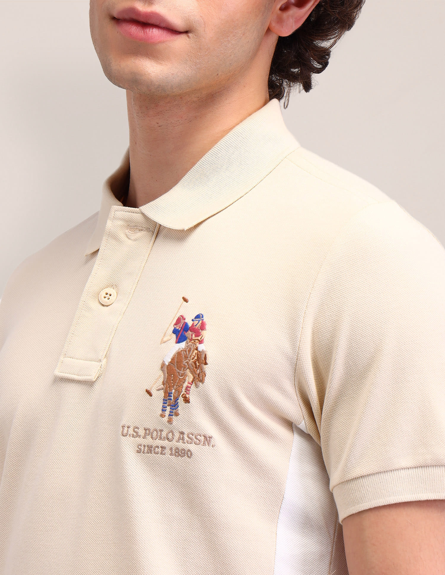 Buy U.S. Polo Assn. Solid Slim Fit Polo Shirt - NNNOW.com