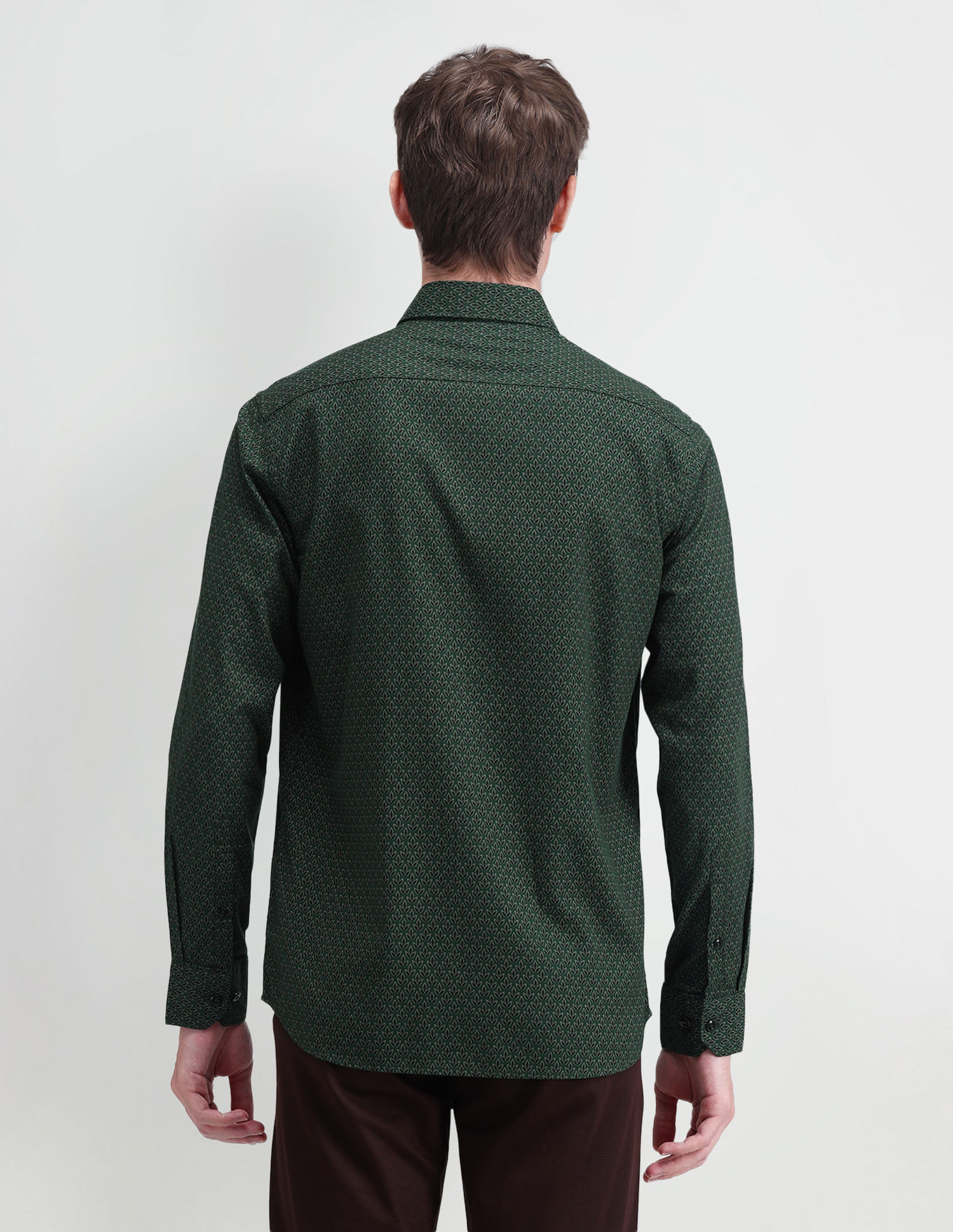 Arrow Sport Brooklyn Fit All-over Print Shirt