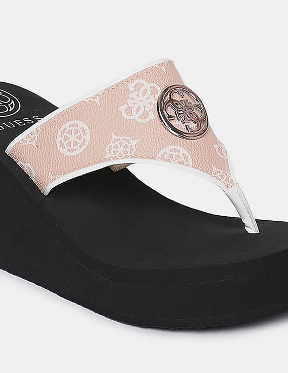 guess solene thong sandals