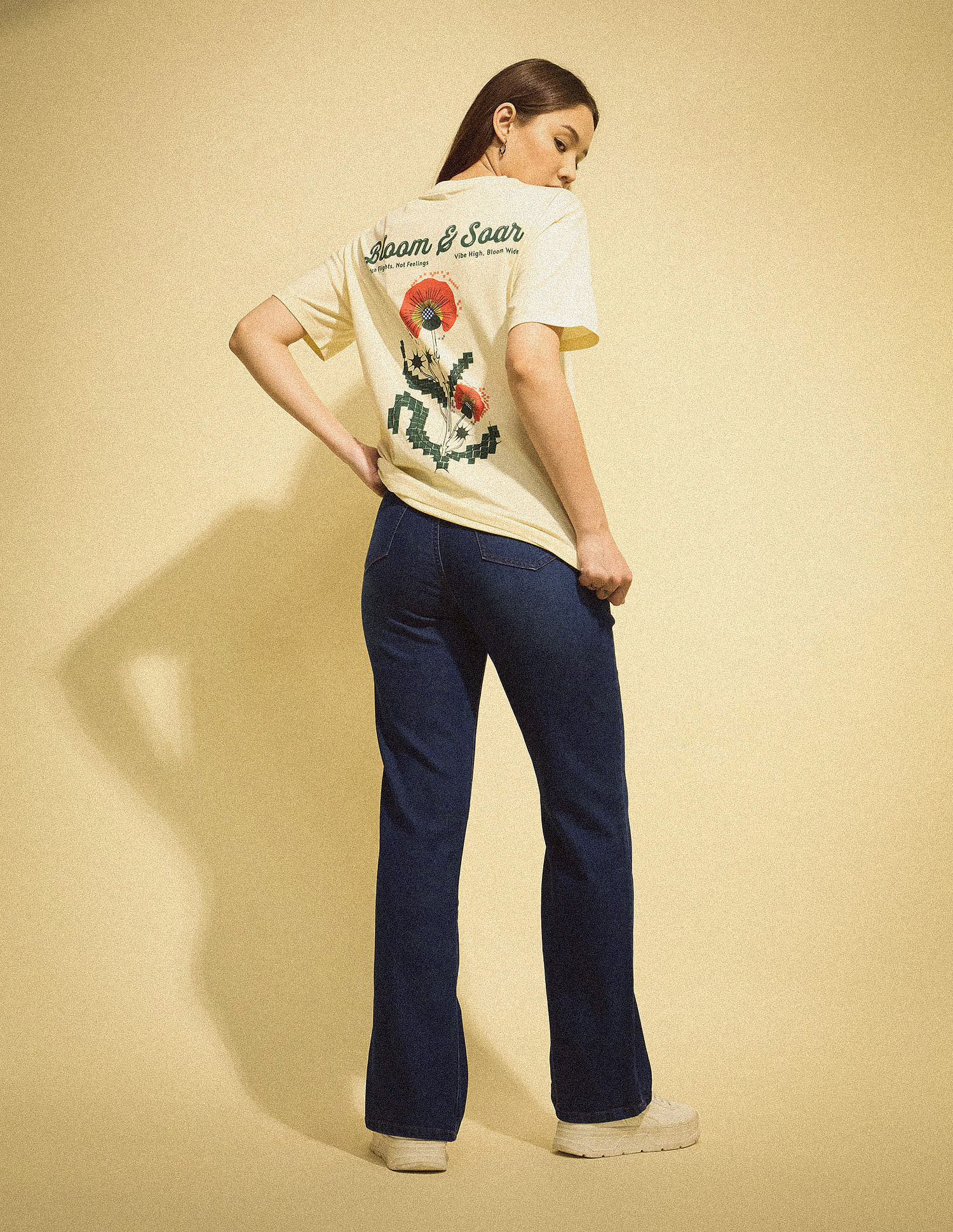 Flying Machine Women K-Street X Ultra Wideleg Fit Stretchable Jeans