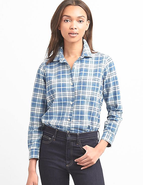 Gap womens shop button down shirts