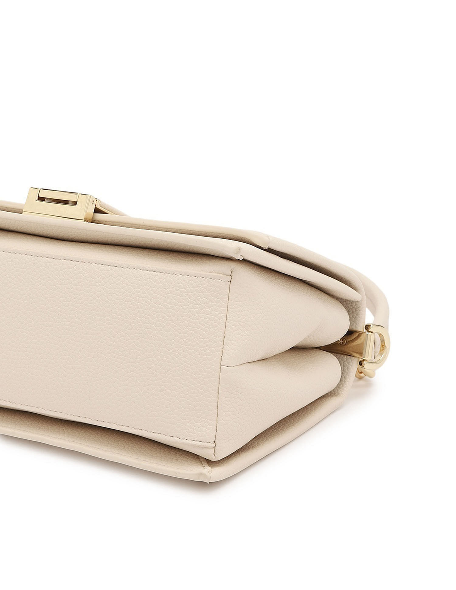 Tommy Hilfiger Solid Cream PU Bag