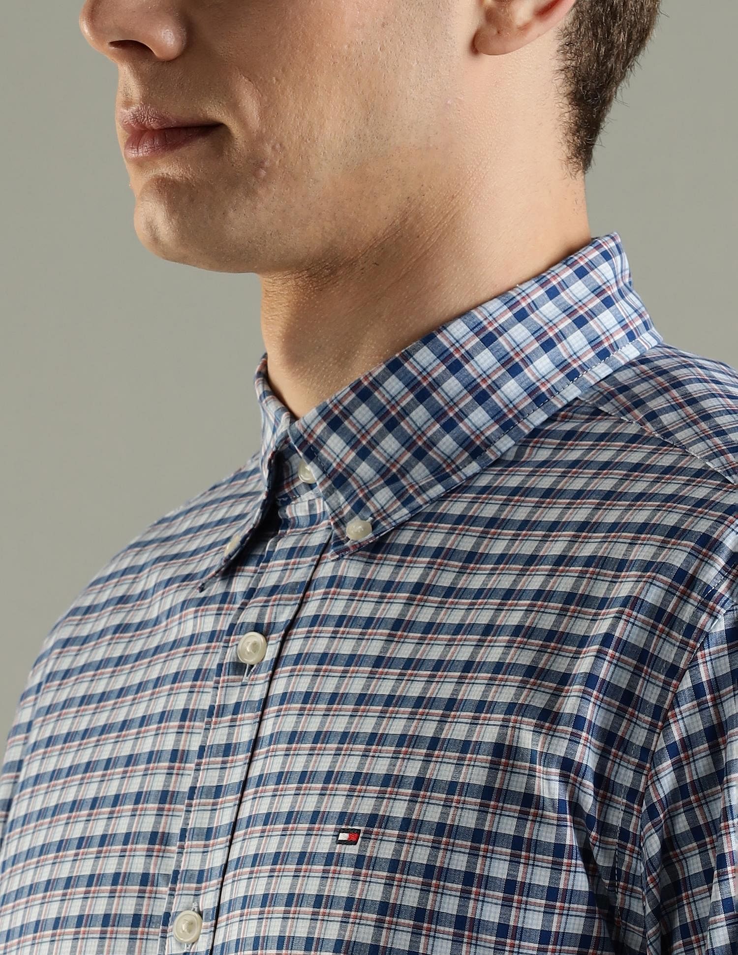 Tommy Hilfiger Checks Regular Fit Cotton Shirt