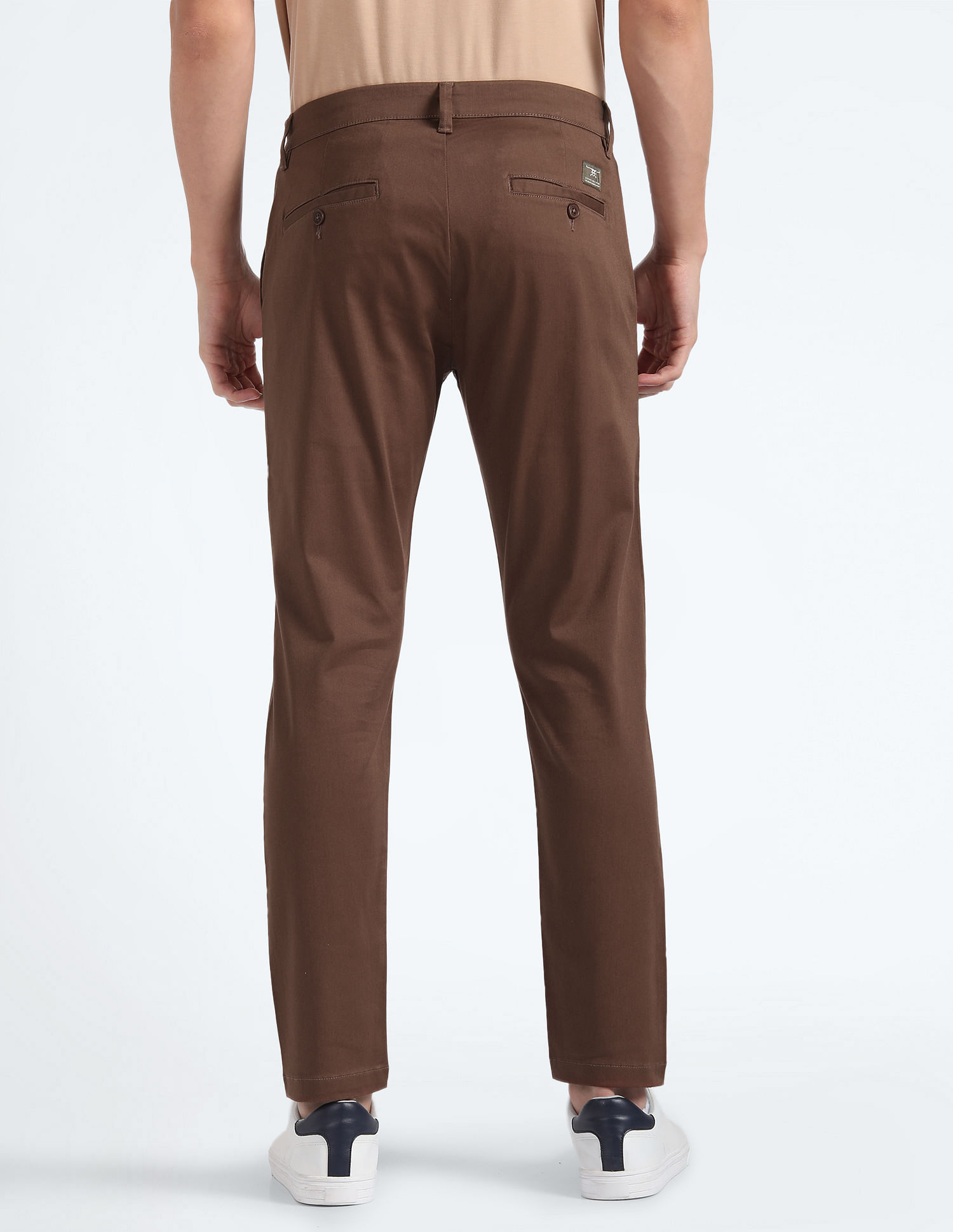 Flying Machine Slash Slim Tapered Solid Trousers