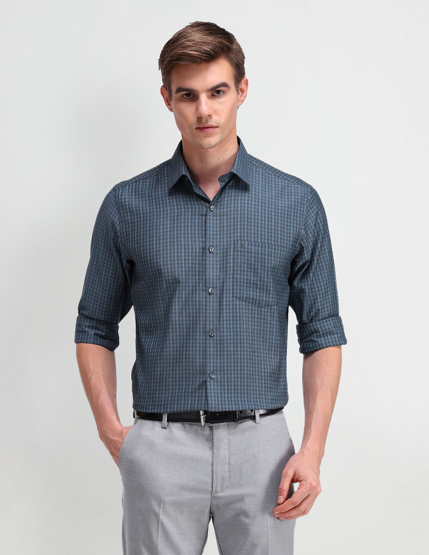 Arrow Liberty Classic Gingham Checked Shirt