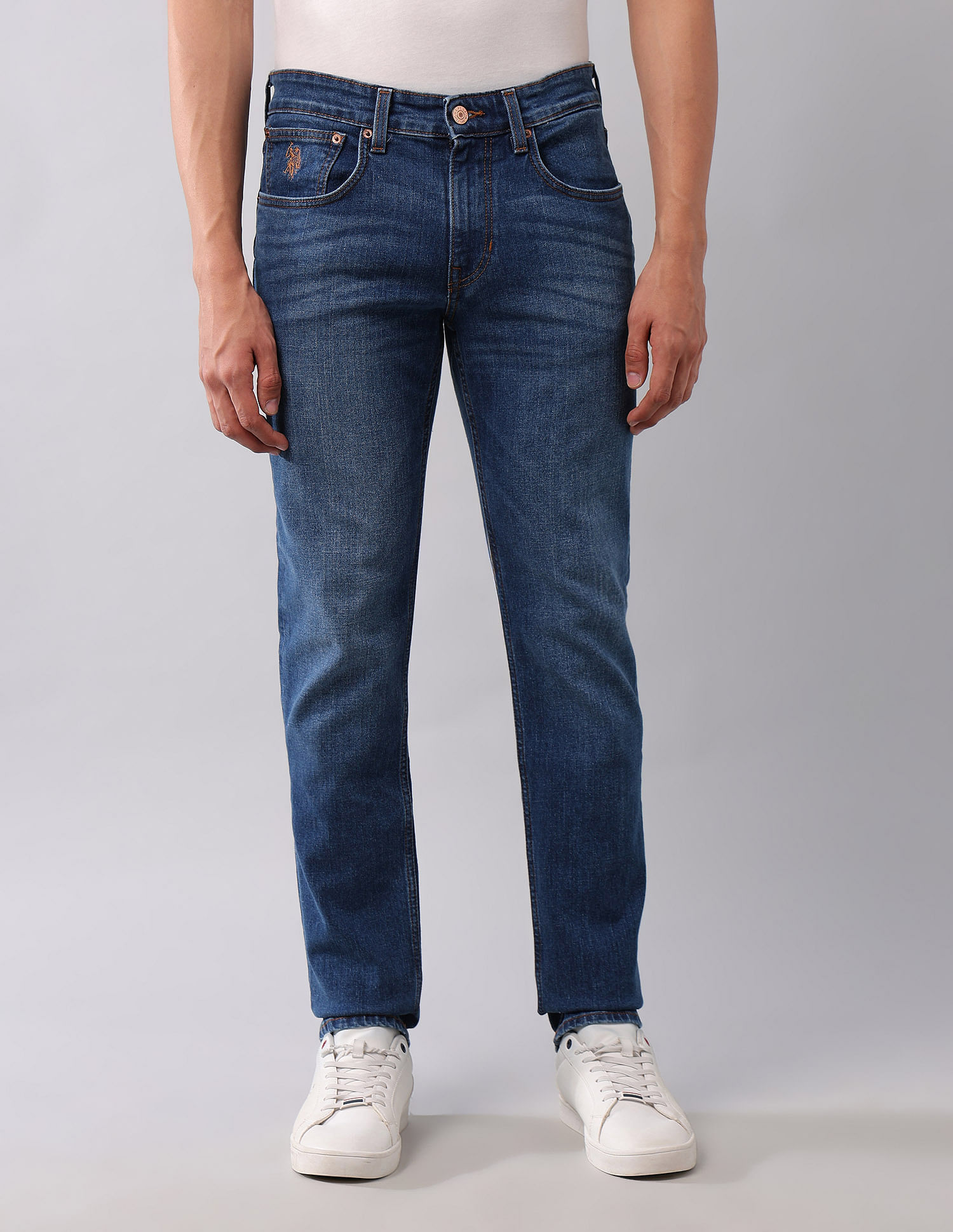 U.S. Polo Assn. Denim Co. Brandon Slim Tapered Fit Blue Jeans