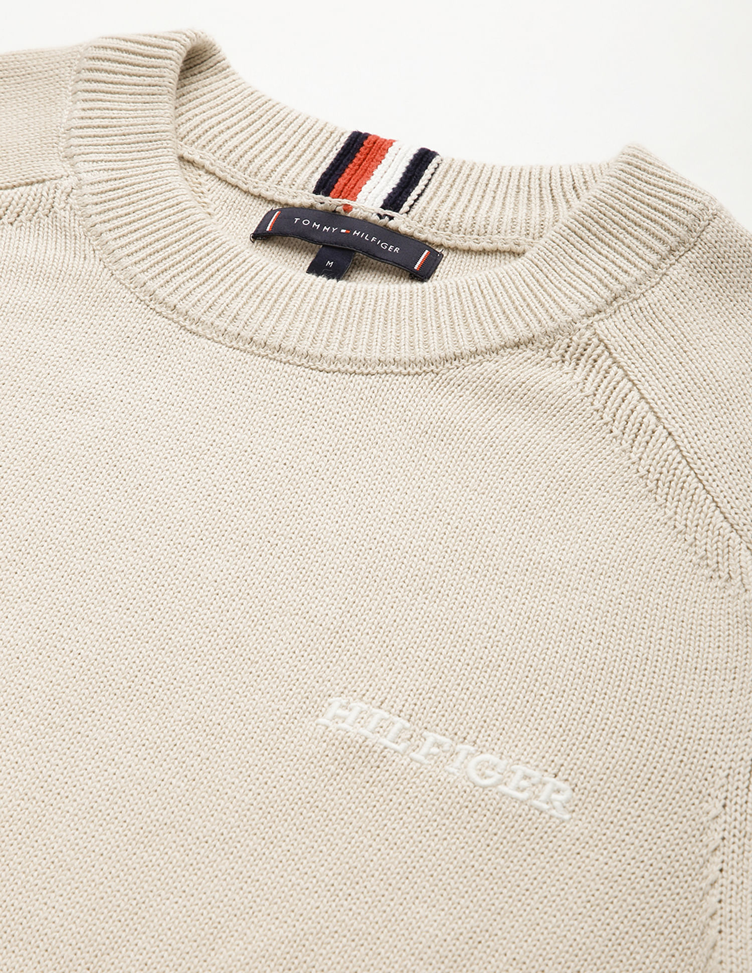 Tommy Hilfiger Monotype Chunky Cotton Sweater
