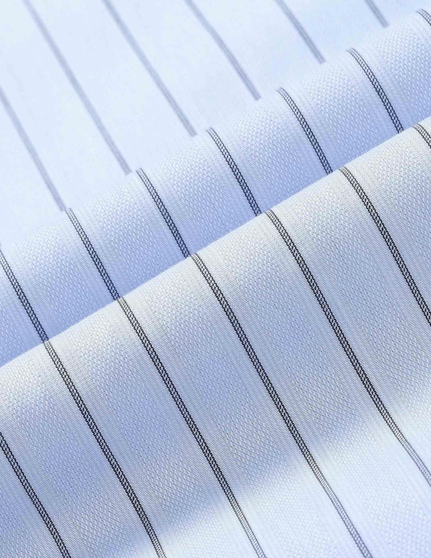 Arrow Manhattan Slim Fit Vertical Striped Shirt