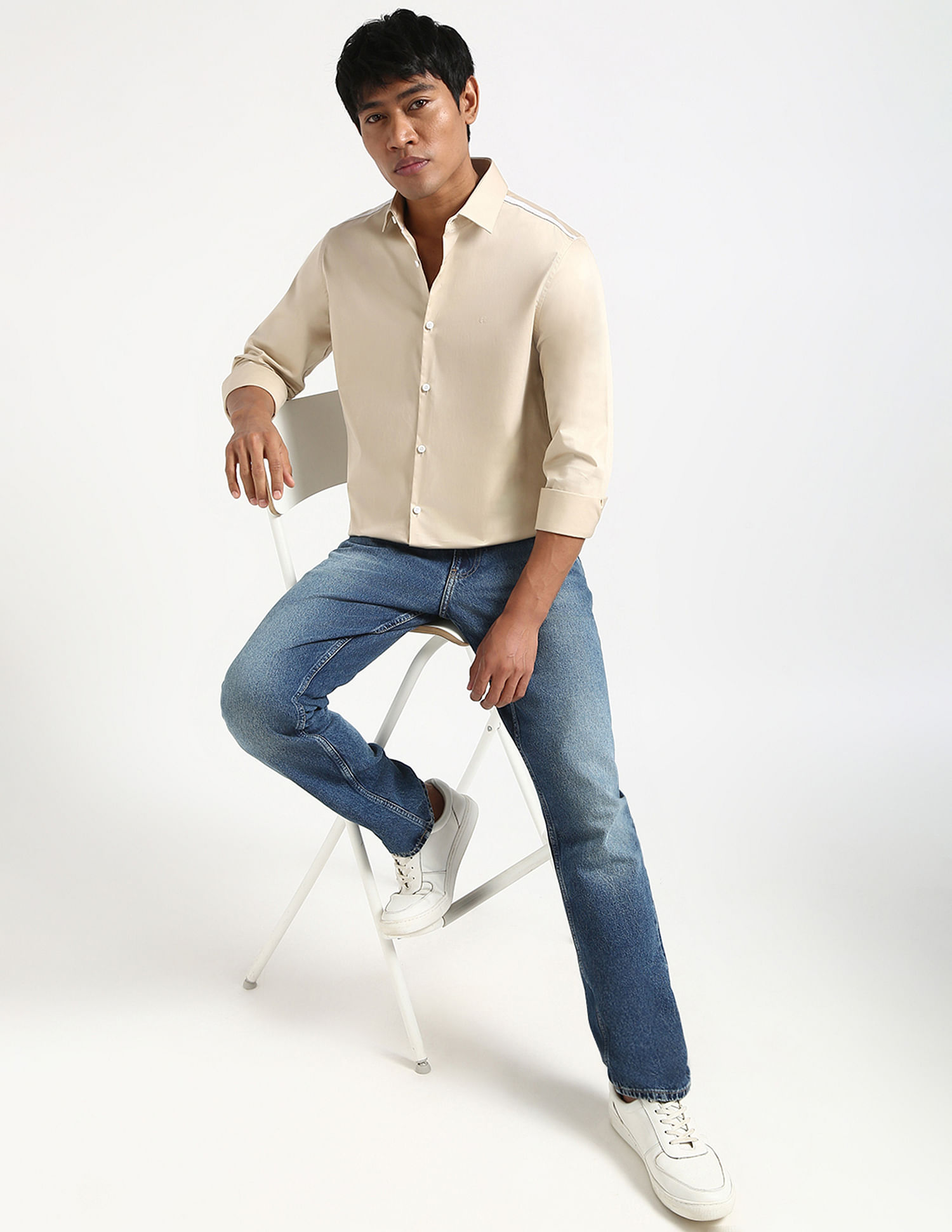 Calvin Klein Jeans Slim Fit Twill Shirt