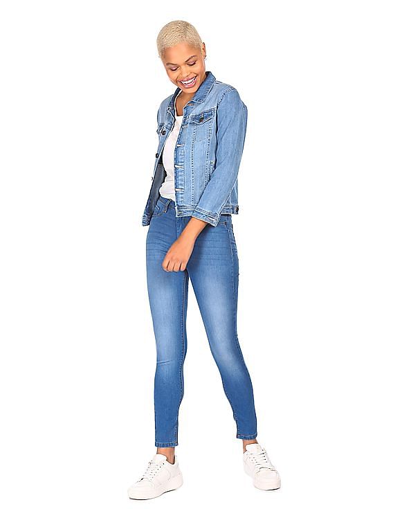 Flying Machine Women Stone Wash Betty Slim Fit Jeans