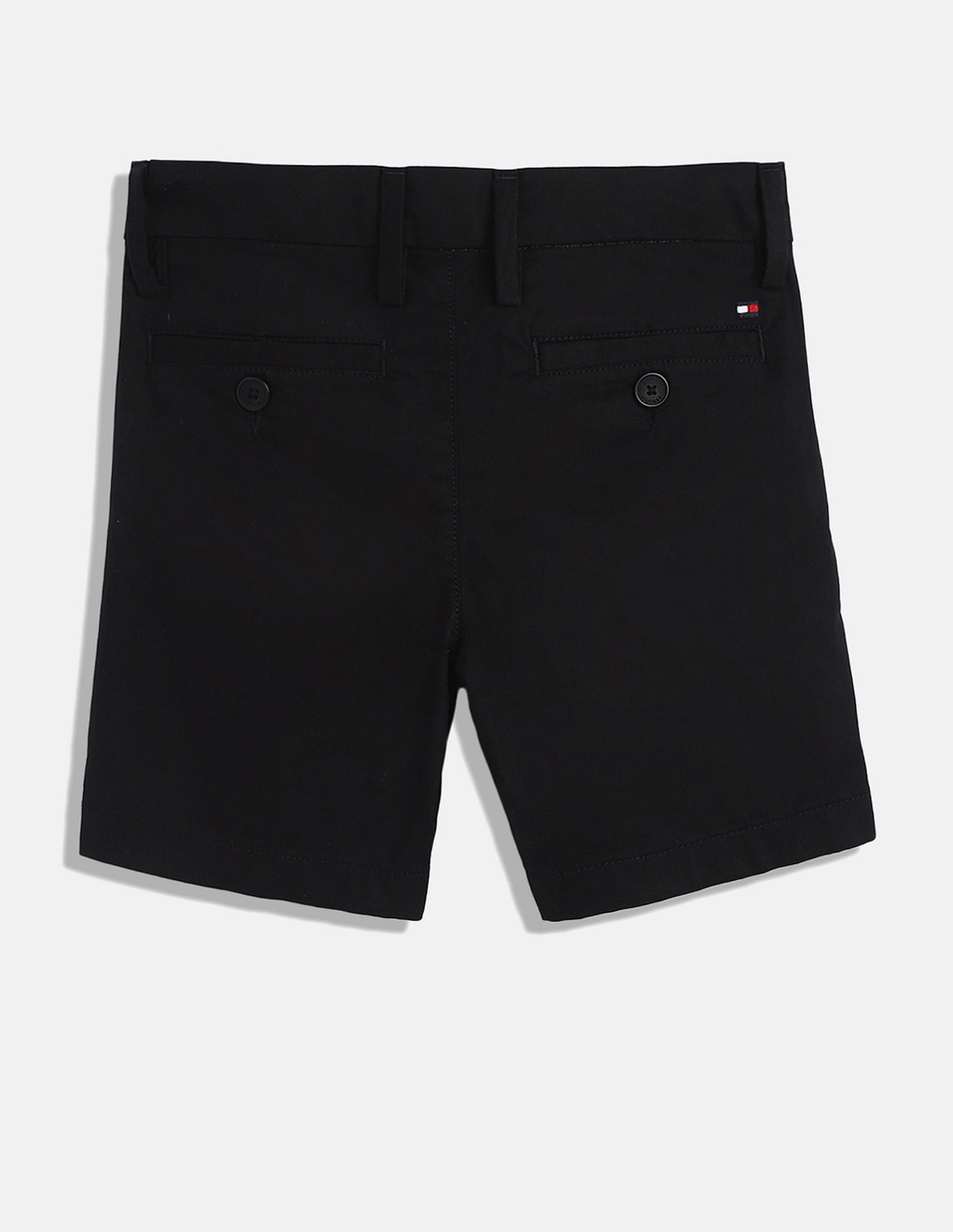 Tommy Hilfiger Kids Boys Solid Regular-Fit Cotton Shorts