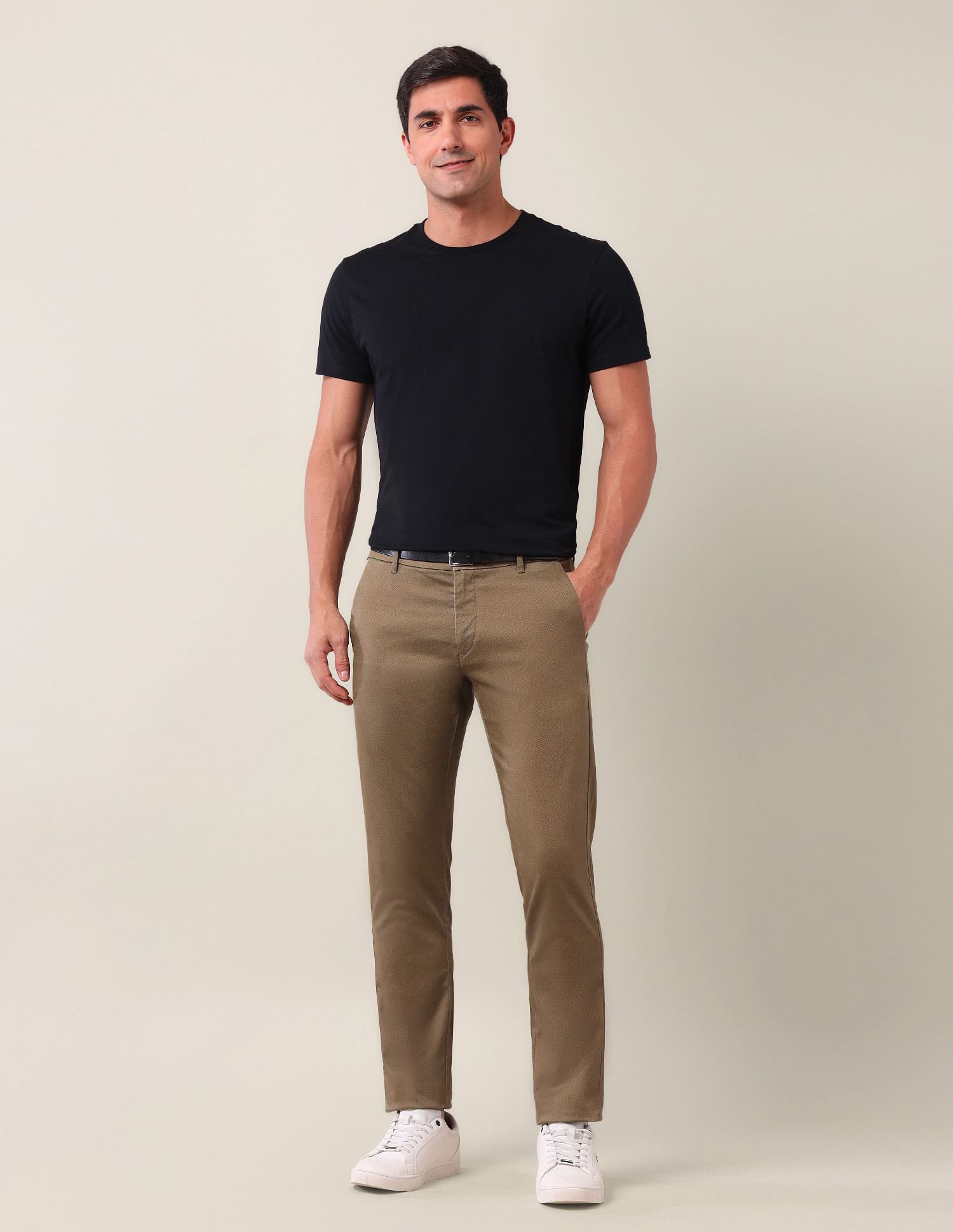 U.S. Polo Assn. Denver Slim Fit Mid Rise Trousers