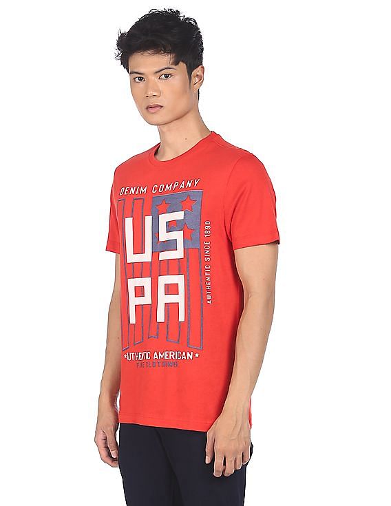 U.S. Polo Assn. Denim Co. Printed Cotton T-Shirt