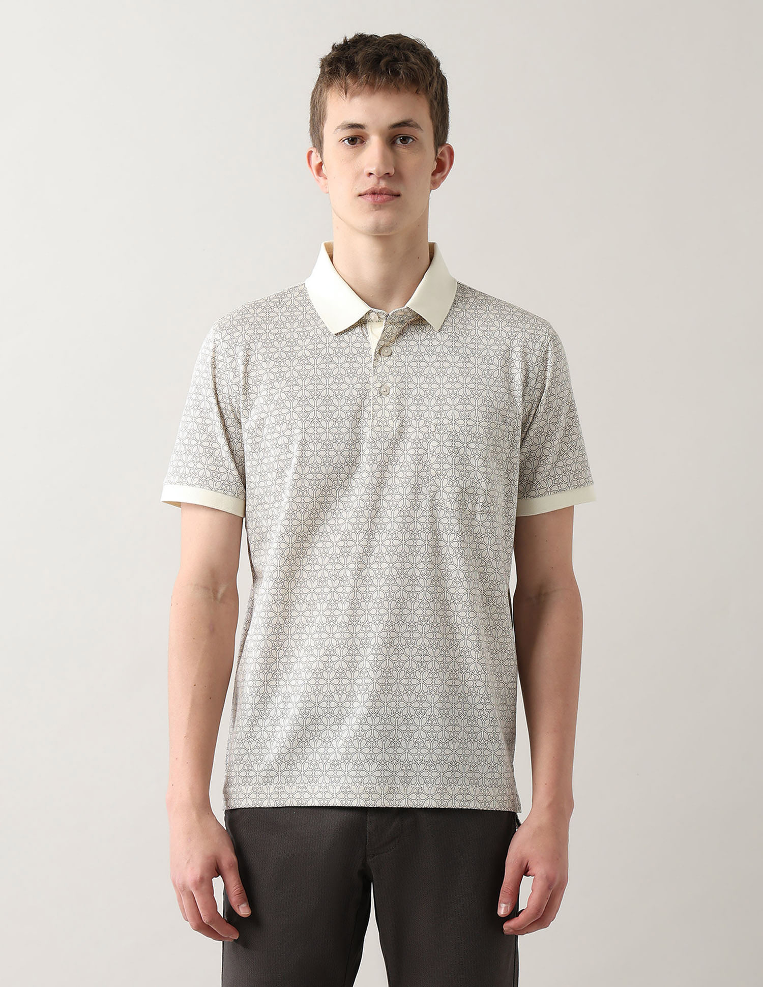Arrow Pure Cotton Night Is Young Polo Shirt