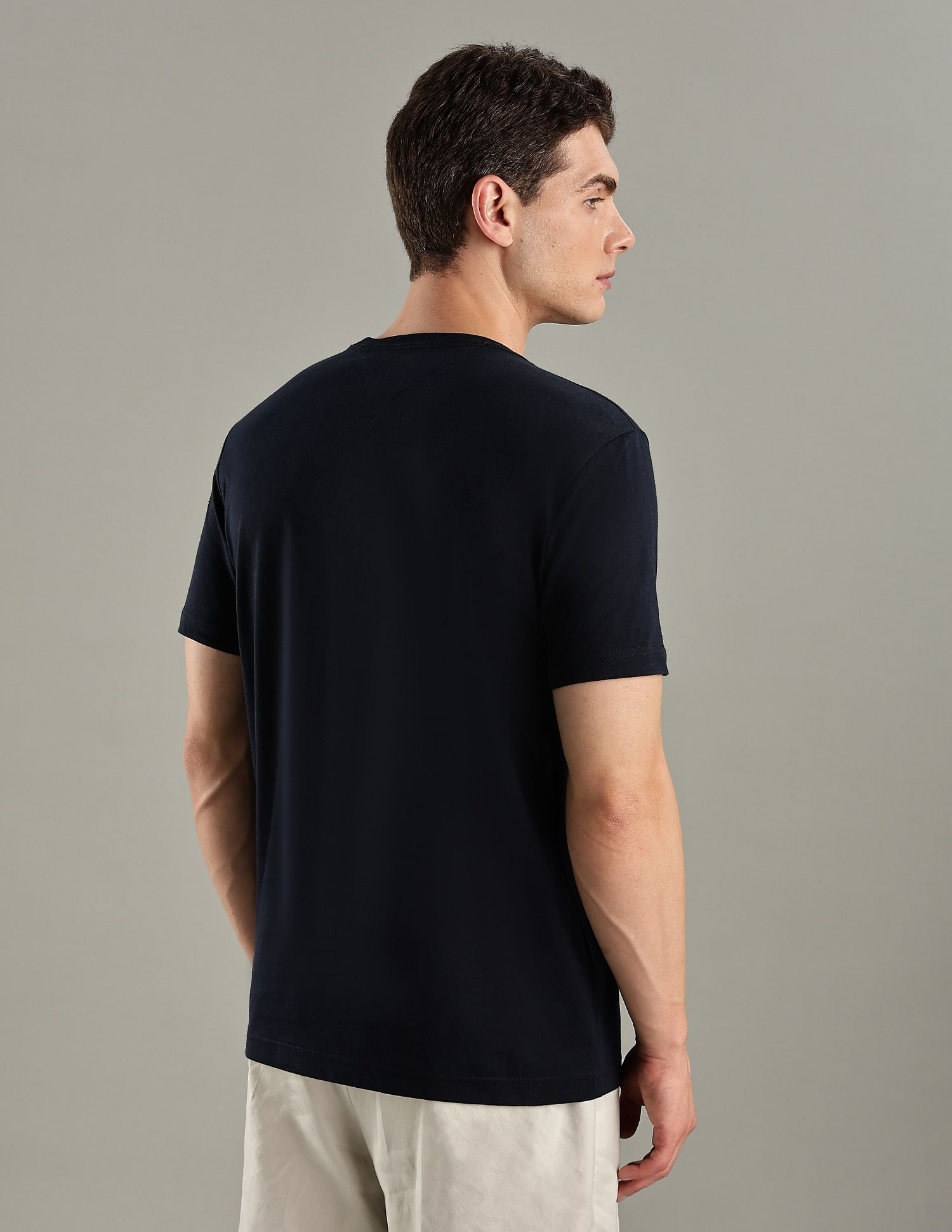 Tommy Hilfiger Embroidered Logo Regular-Fit Cotton T-Shirt
