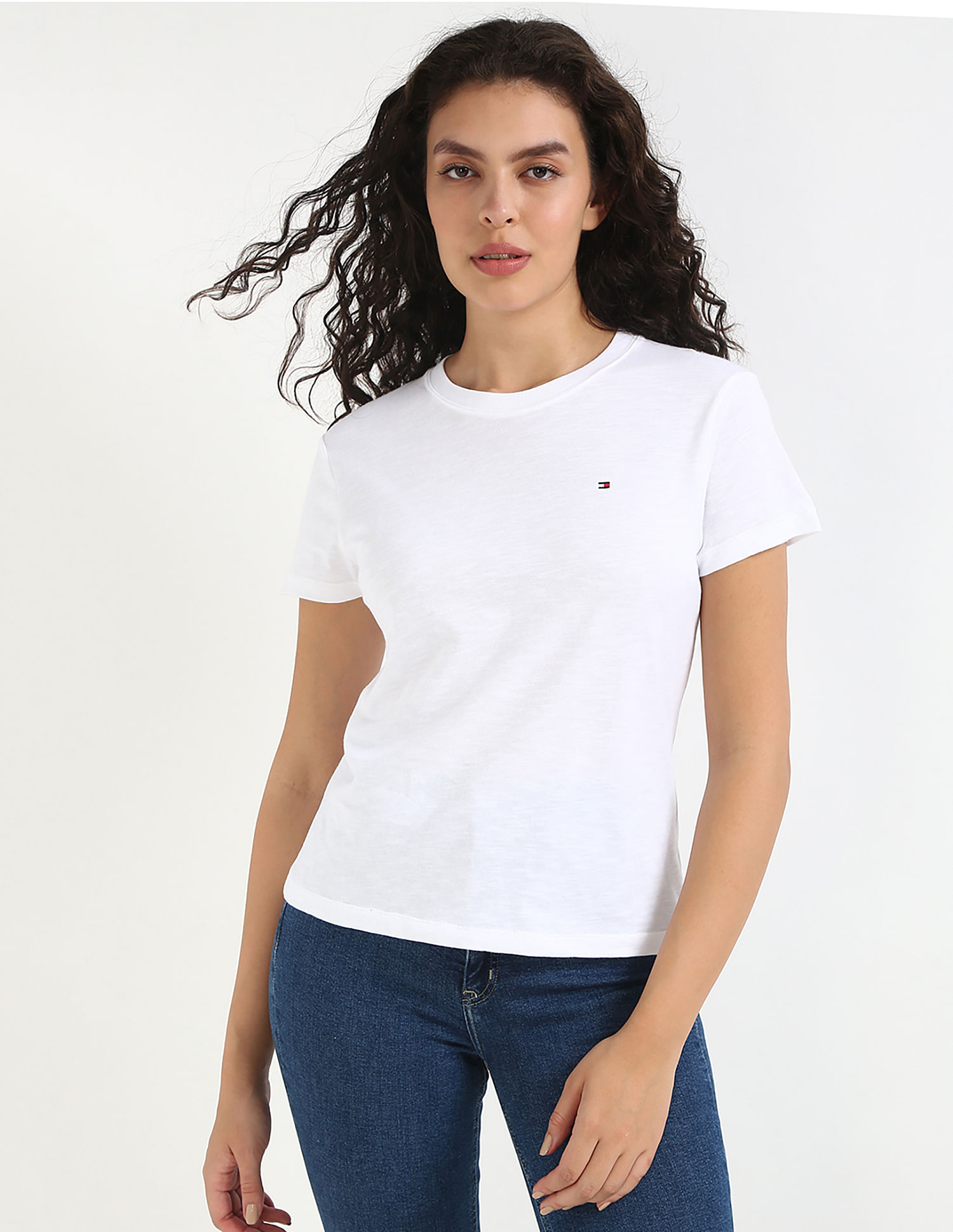 Tommy Hilfiger Solid Regular-Fit Cotton T-Shirt