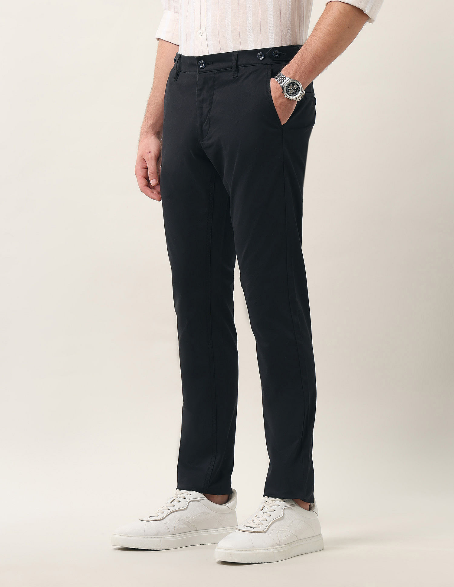 Arrow Sport Slim Fit Air Soft Trousers