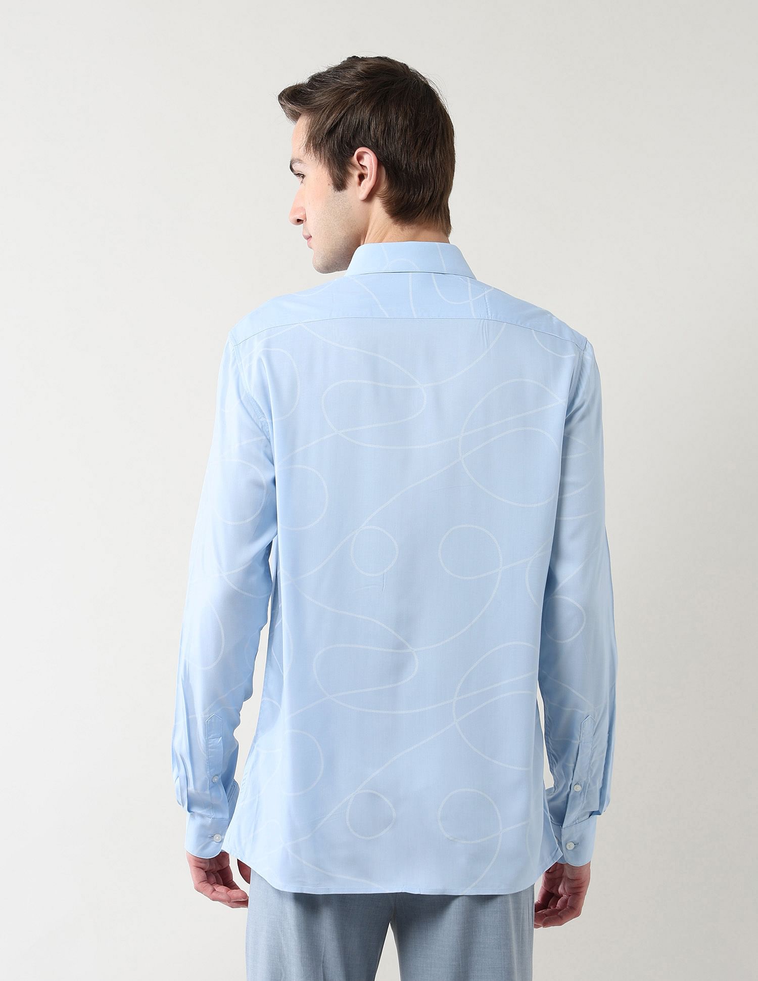 Arrow Newyork Abstract Manhattan Slim Fit Shirt