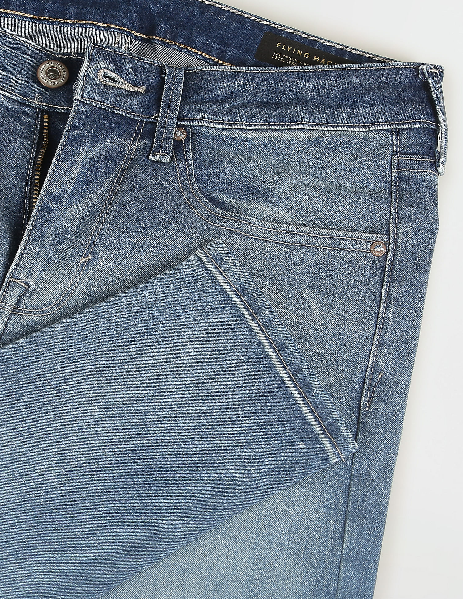 Flying Machine Super Skinny Fit Low Rise Jeans
