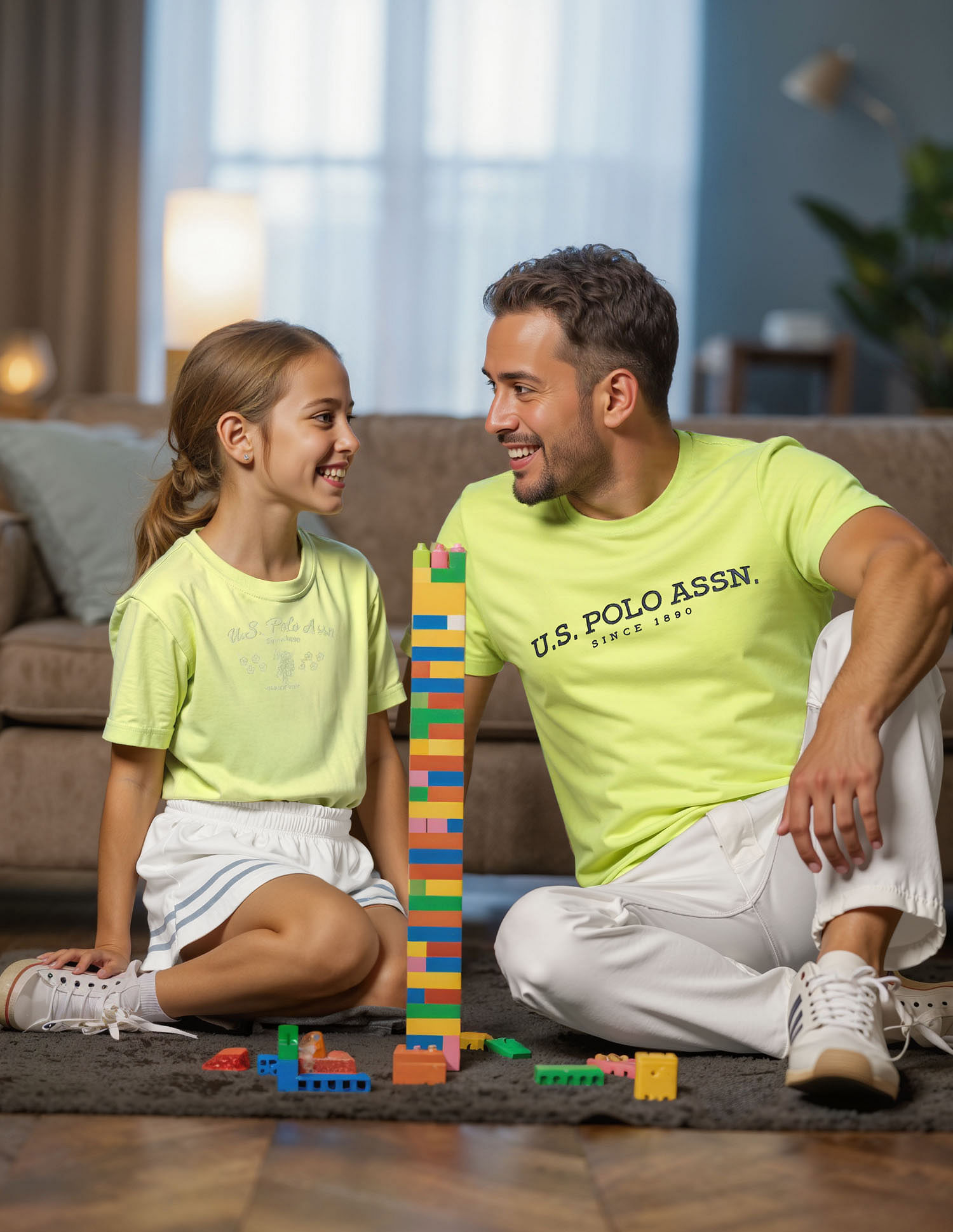U.S. Polo Assn. Brand Embroidered Cotton T-Shirt