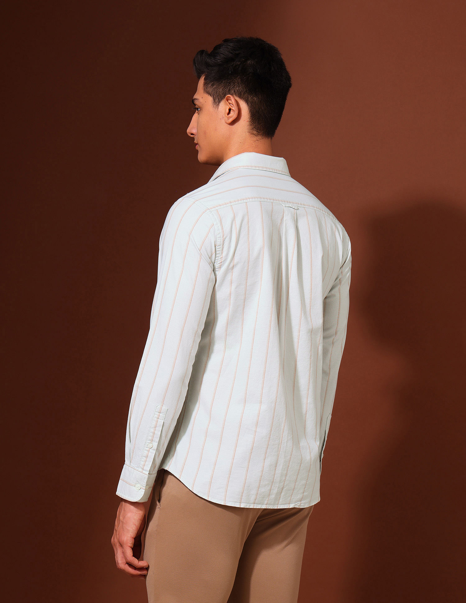 U.S. Polo Assn. Oxford Vertical Striped Shirt