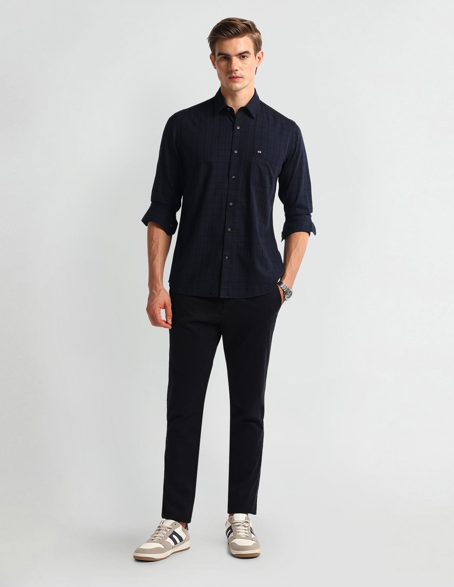 Arrow Sport Tartan Check Cotton Shirt