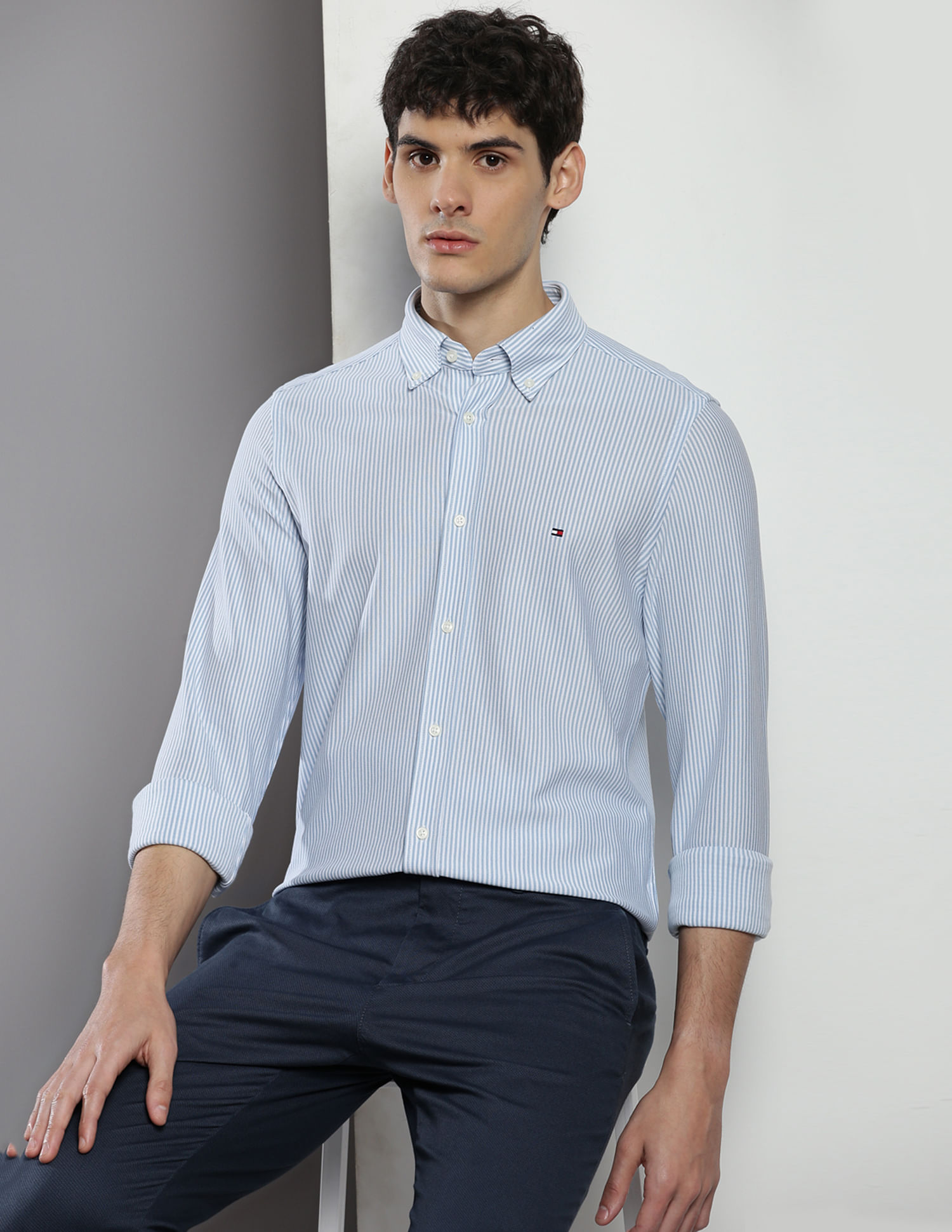 Tommy Hilfiger Organic Cotton 1985 Dobby Shirt