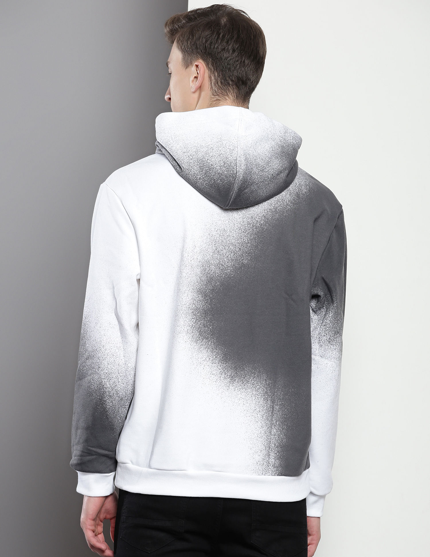 Calvin Klein Abstract Print Hooded Sweatshirt