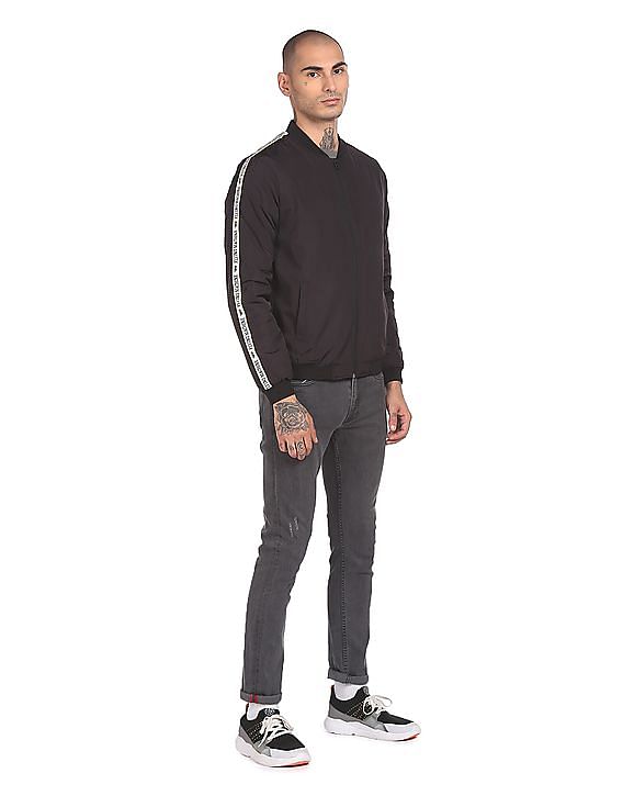 Flying Machine Long Sleeve High Neck Jacket