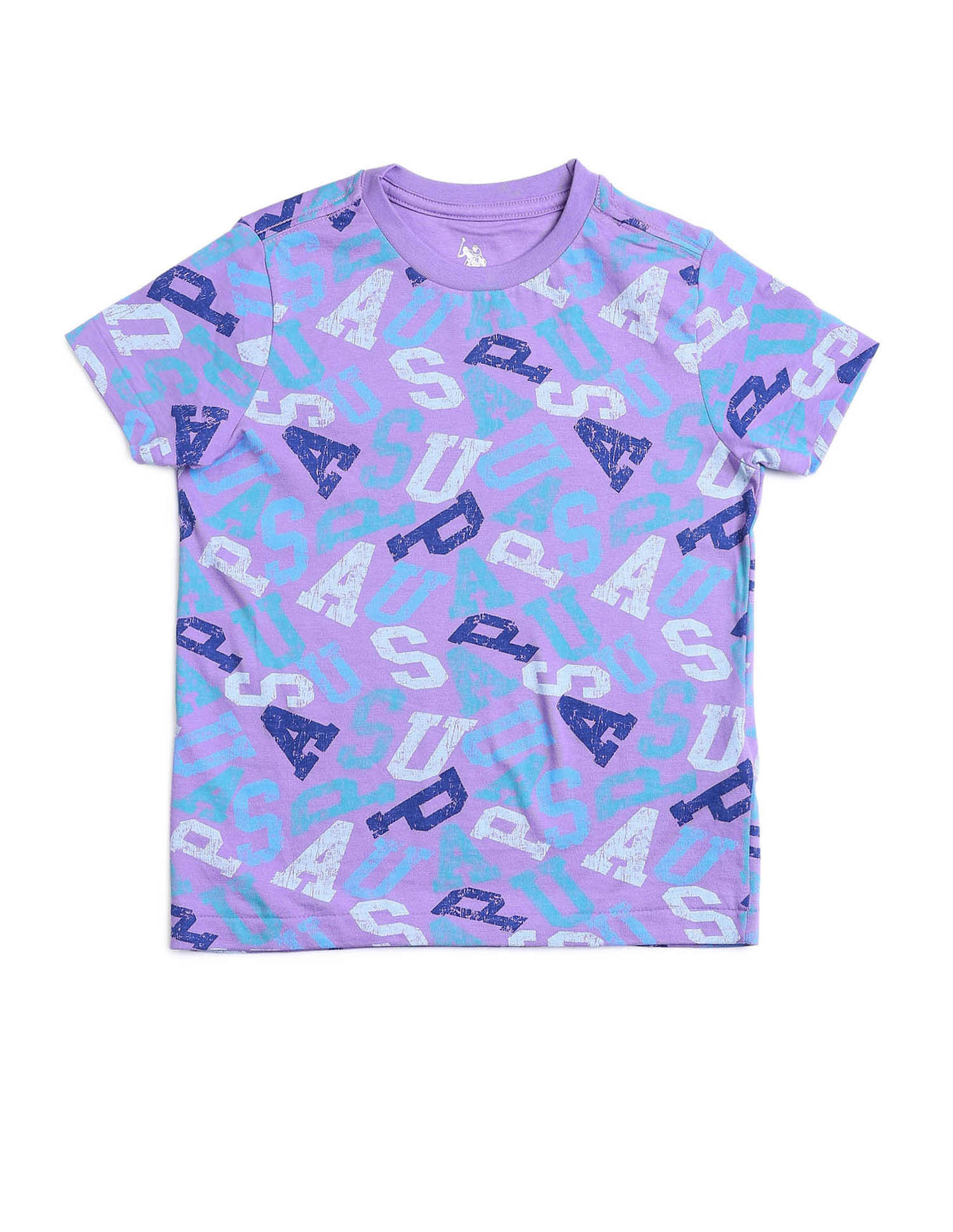 U.S. Polo Assn. Kids Boys Brand Printed Regular Fit T-Shirt