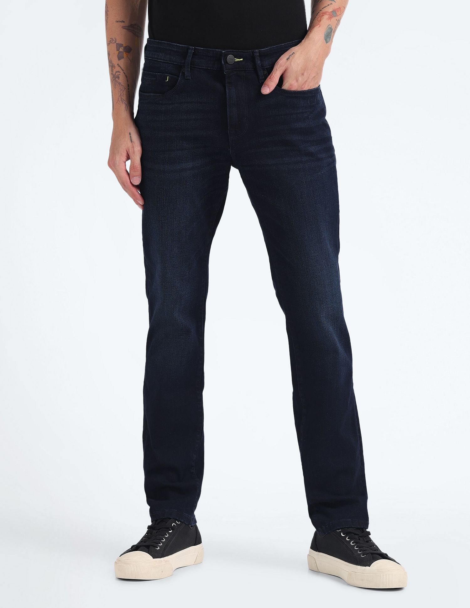 Flying Machine Freddie Slim Straight Fit F-Lite Jeans