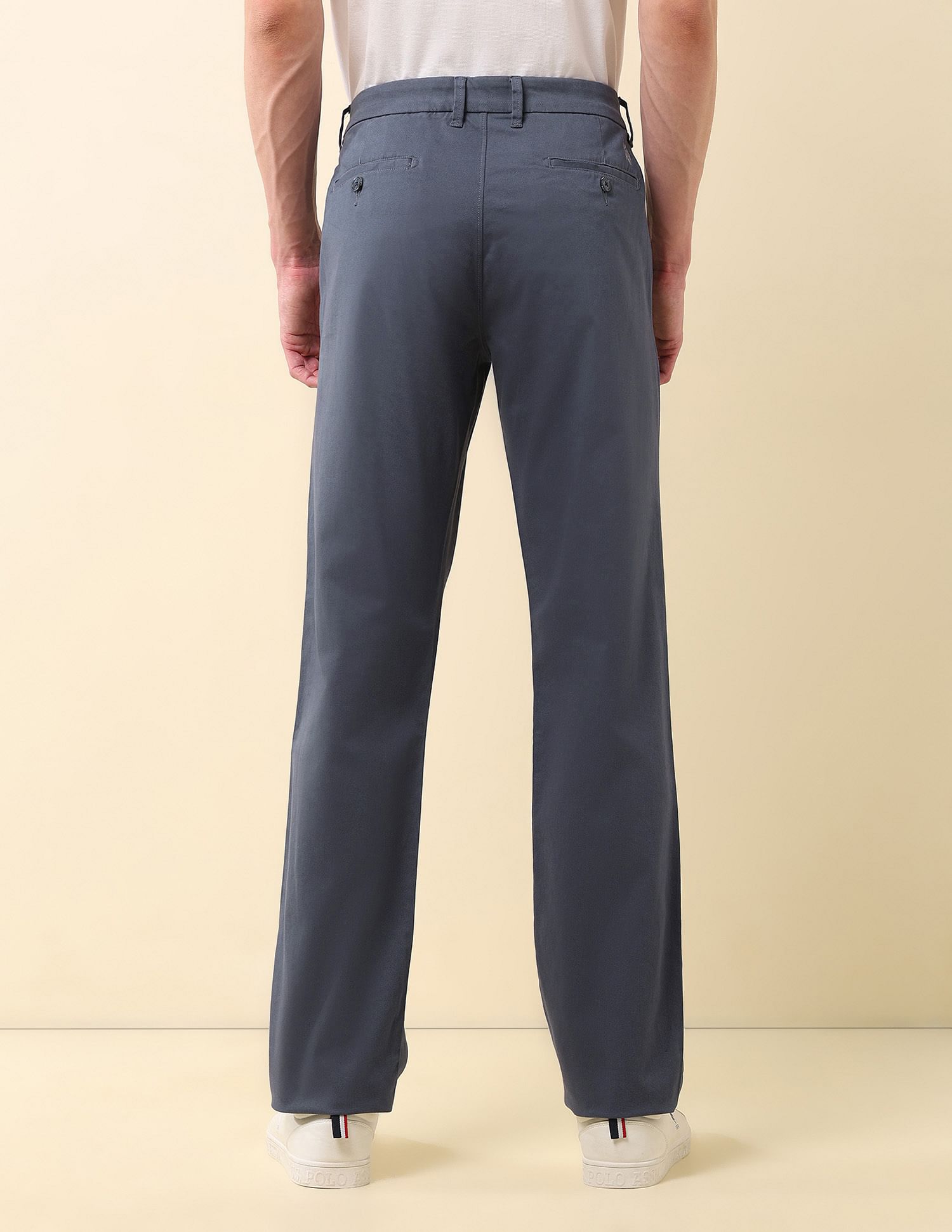 U.S. Polo Assn. Mid Rise Riley Straight Fit Trousers