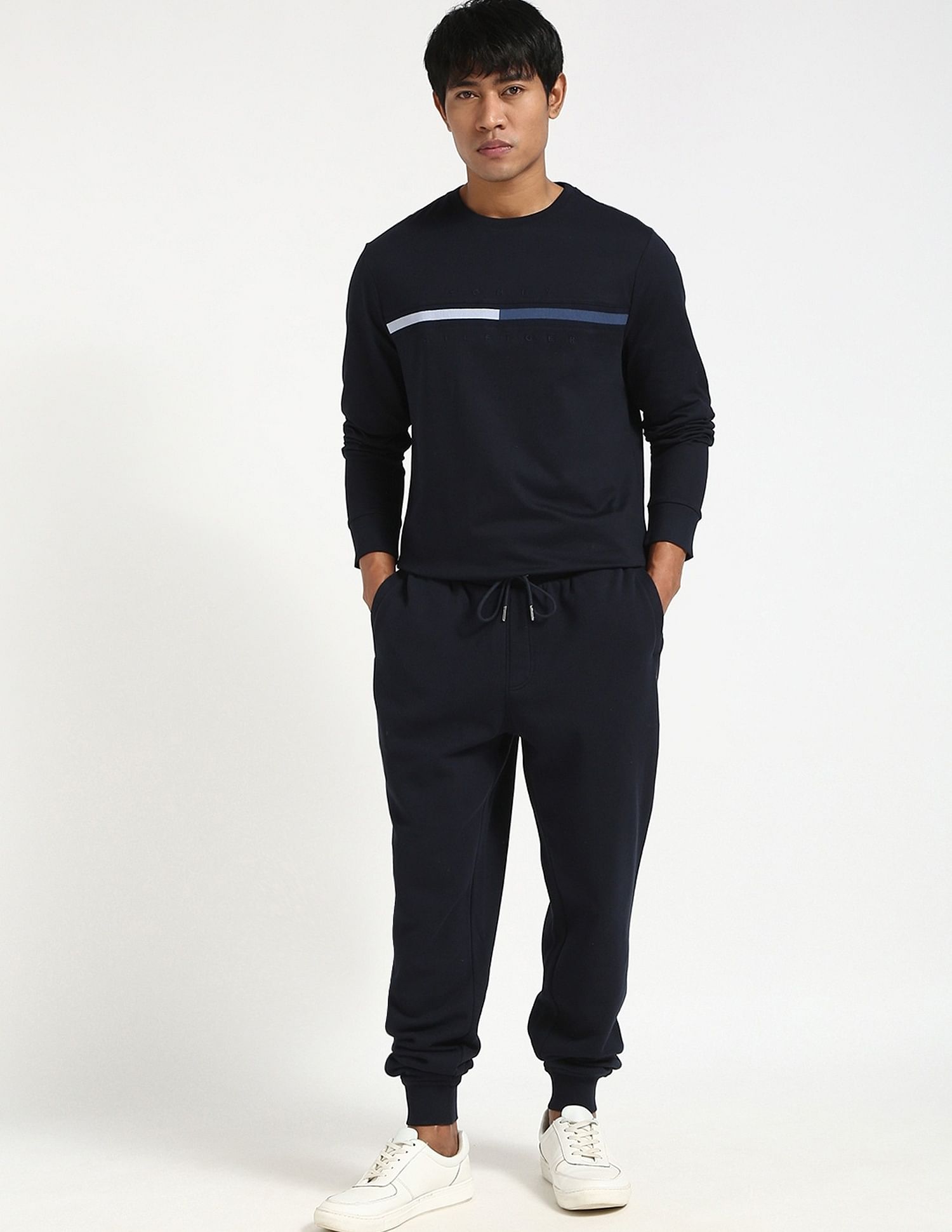 Tommy Hilfiger Regular-Fit Solid Mid Rise Jogger