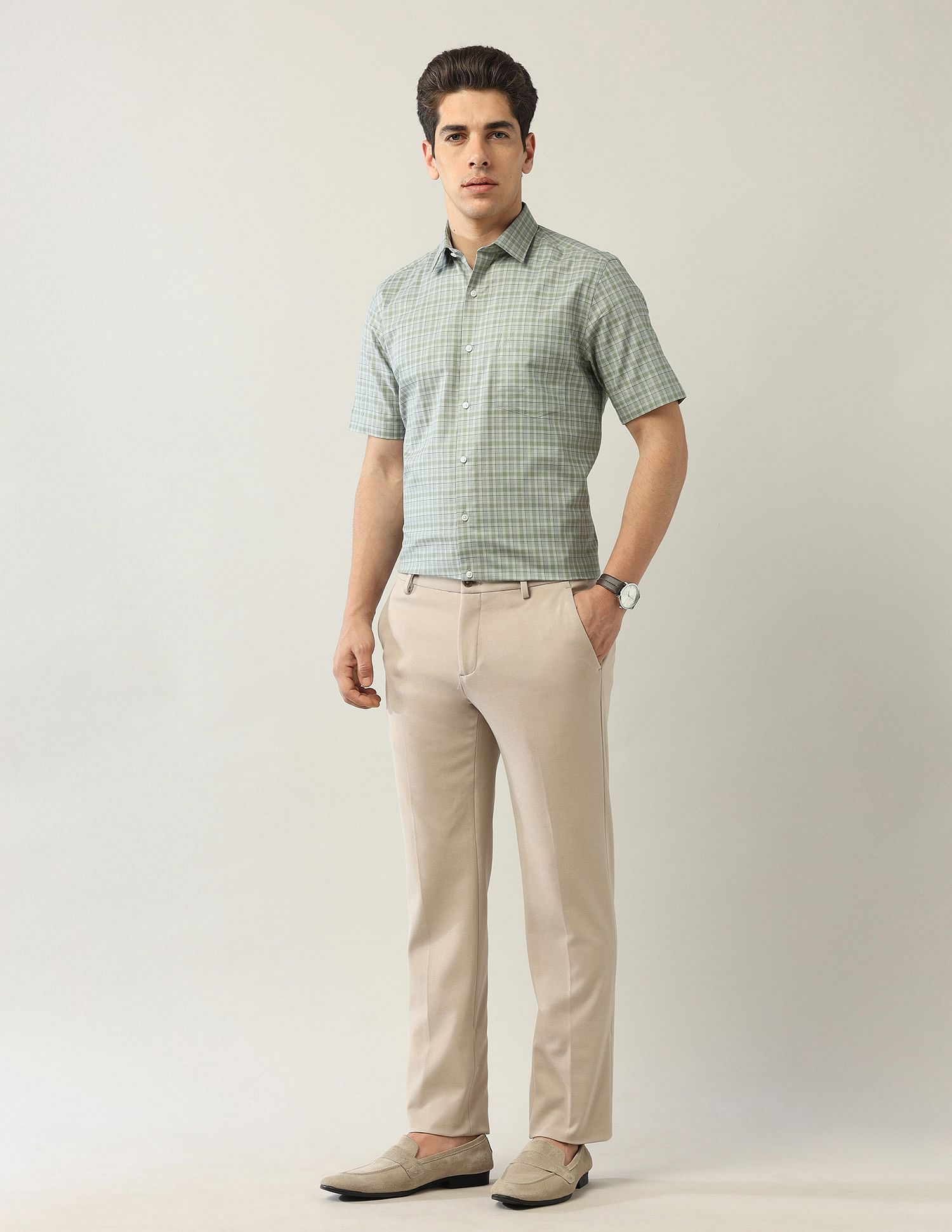 Arrow Dupplin Checked Dobby Shirt