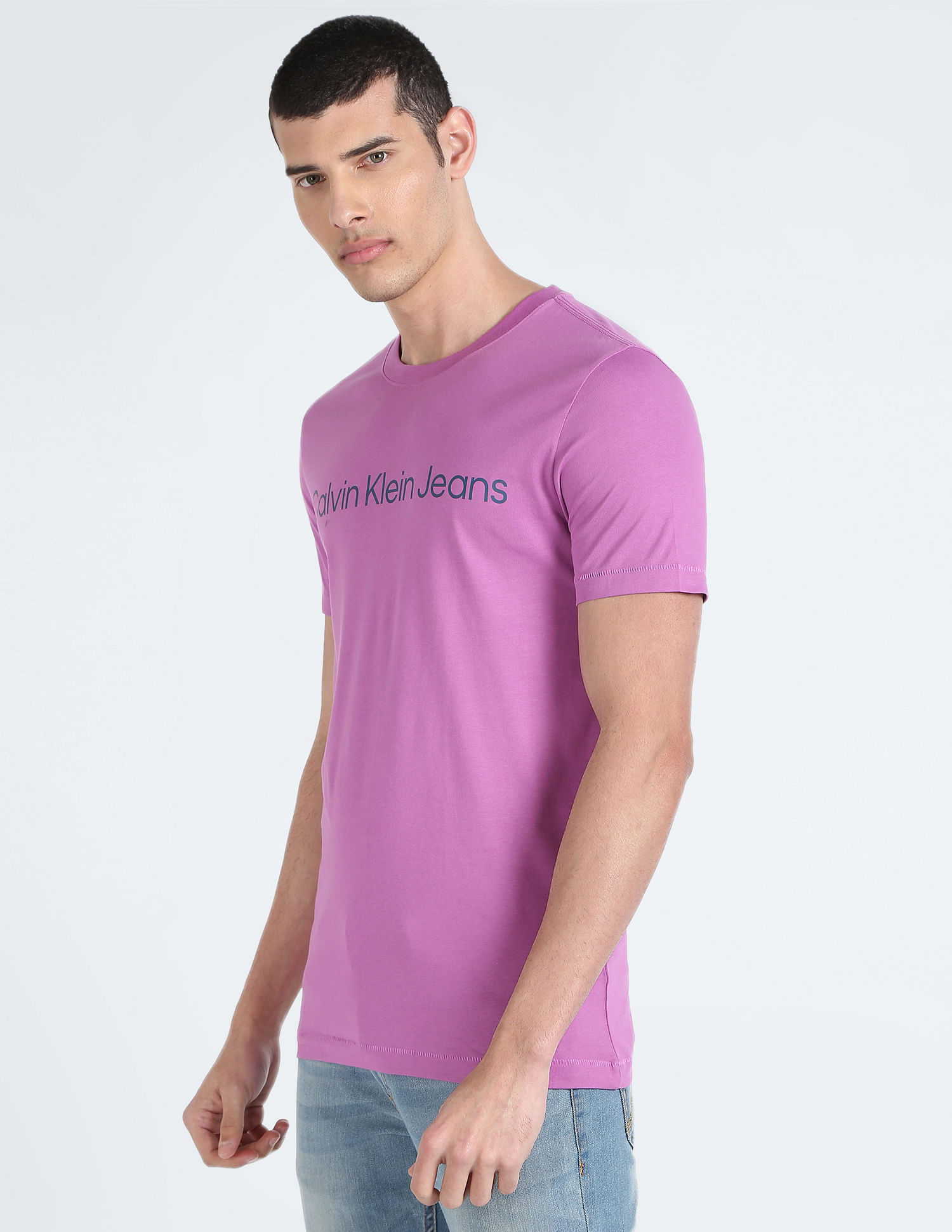 Calvin Klein Jeans Transitional Organic Cotton Institutional Logo T-Shirt