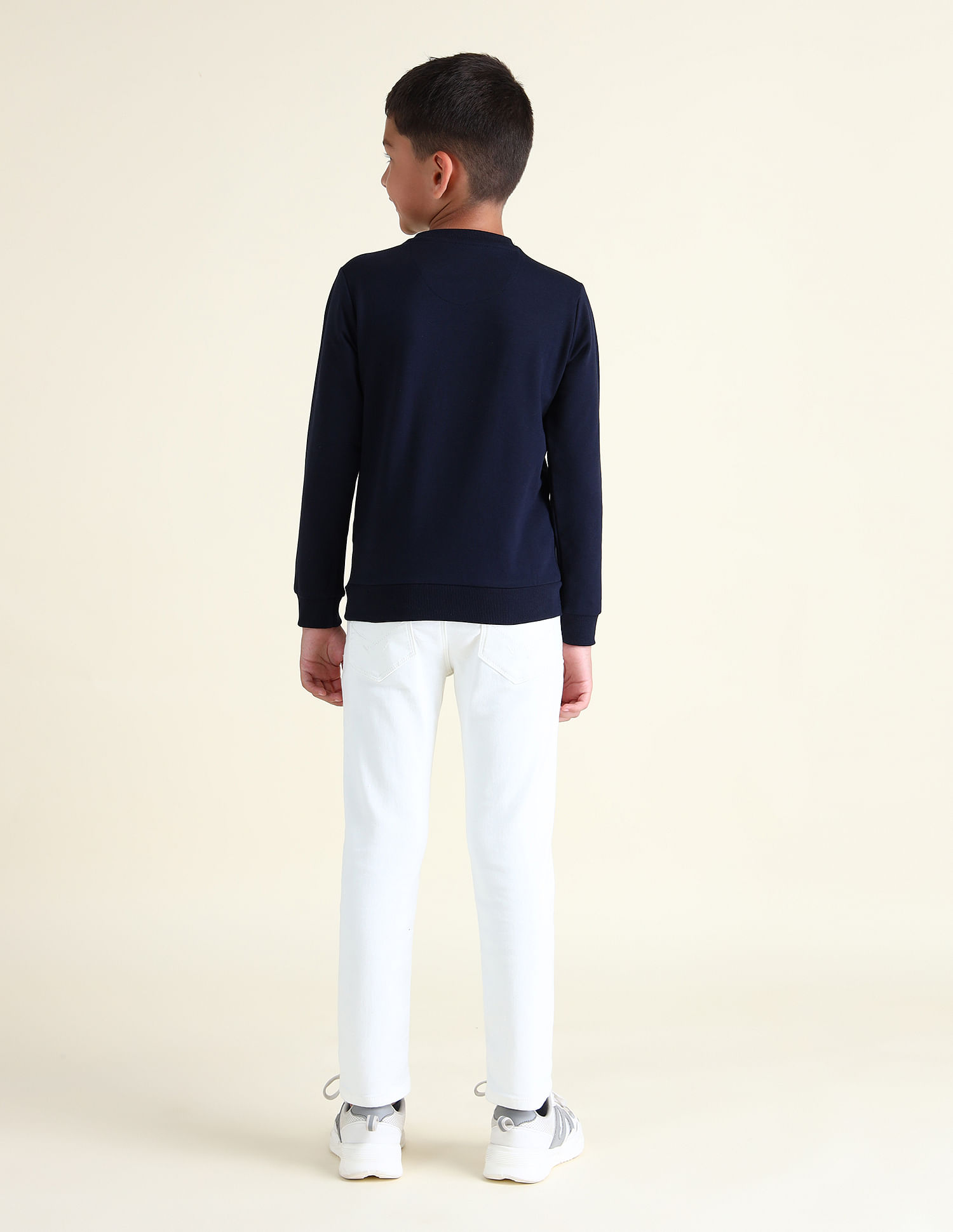 U.S. Polo Assn. Kids Boys Graphic Printed Sweatshirt
