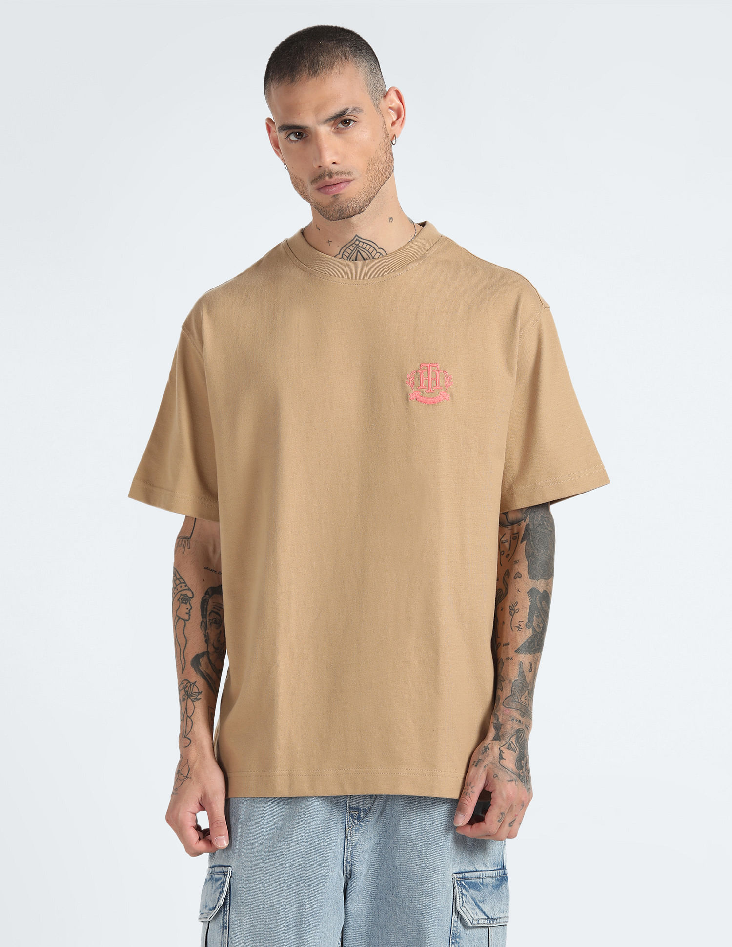 Tommy Hilfiger Monogram Jersey Solid T-Shirt