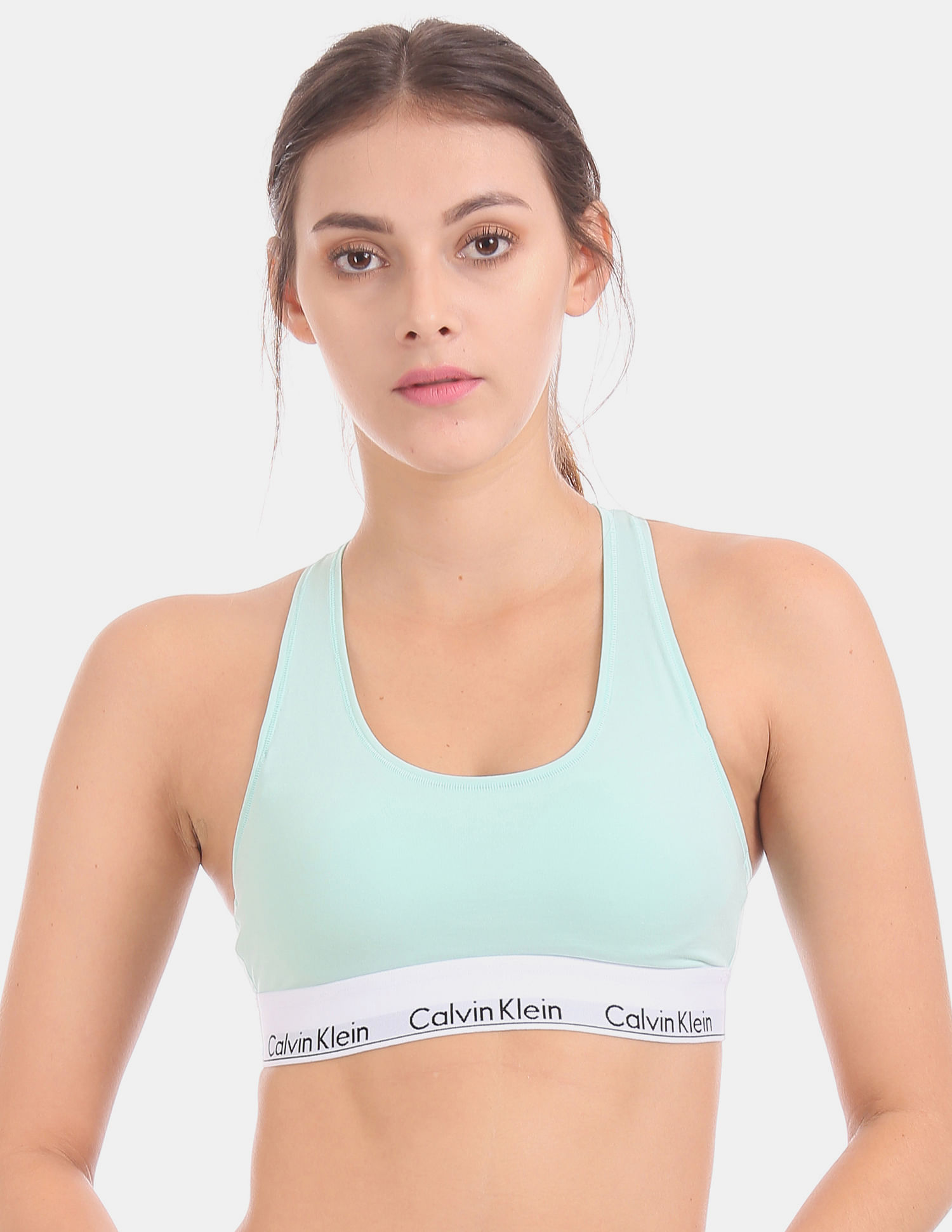 Buy Calvin Klein Underwear Women Blue Lightly Lined Racerback