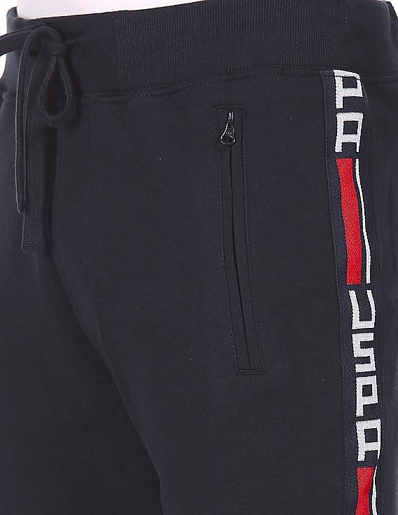 U.S. Polo Assn. Denim Co. Elasticized Waist Brand Tape Shorts