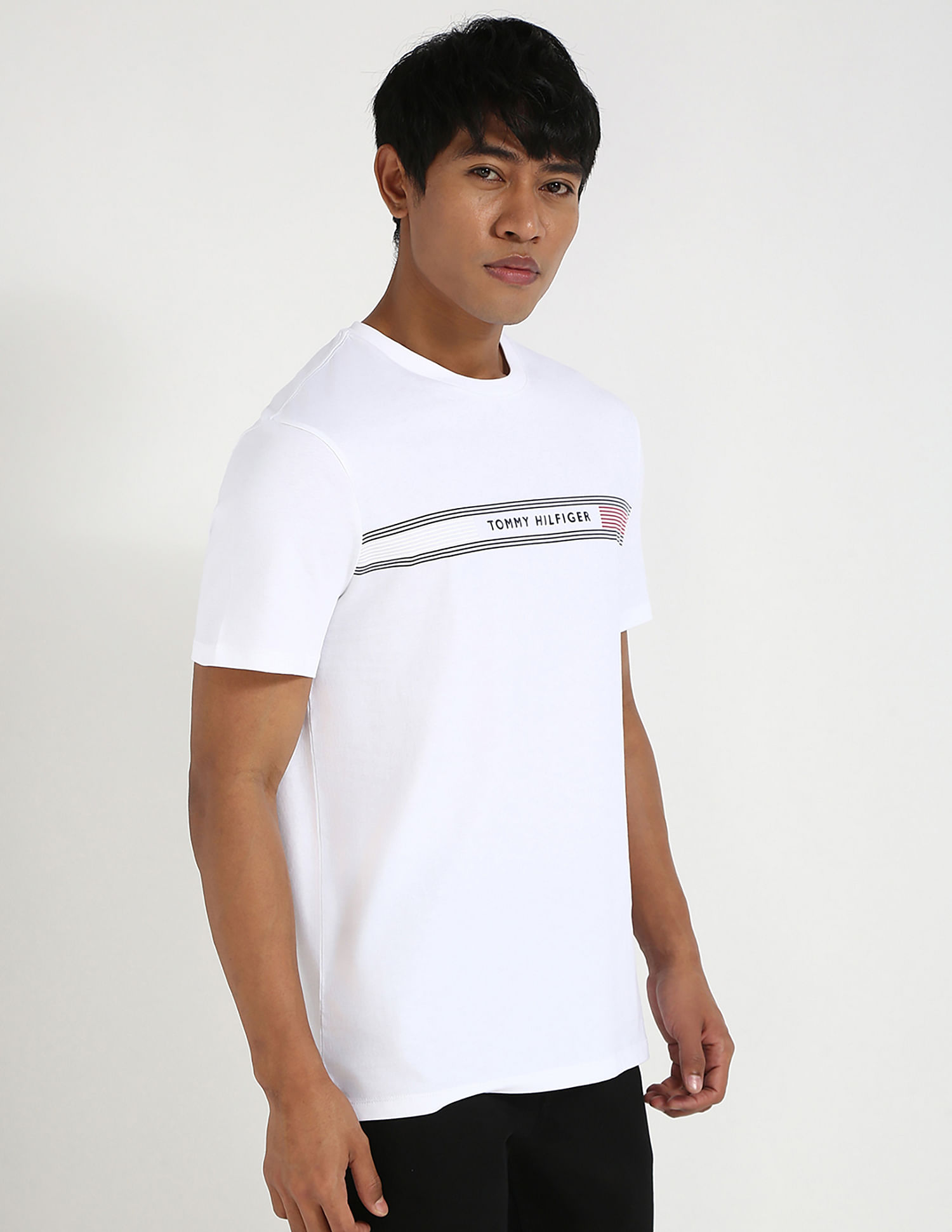 Tommy Hilfiger Logo Regular-Fit Cotton T-Shirt