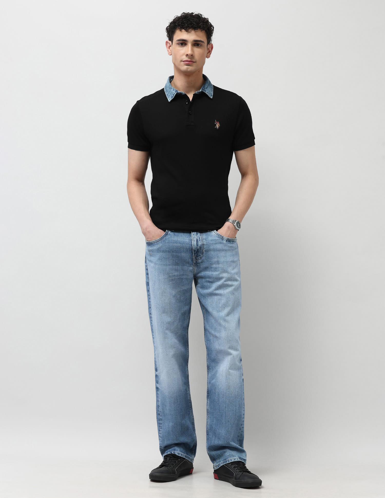 Buy U.S. Polo Assn. Denim Co. Shawn Relaxed Fit Blue Jeans - NNNOW.com