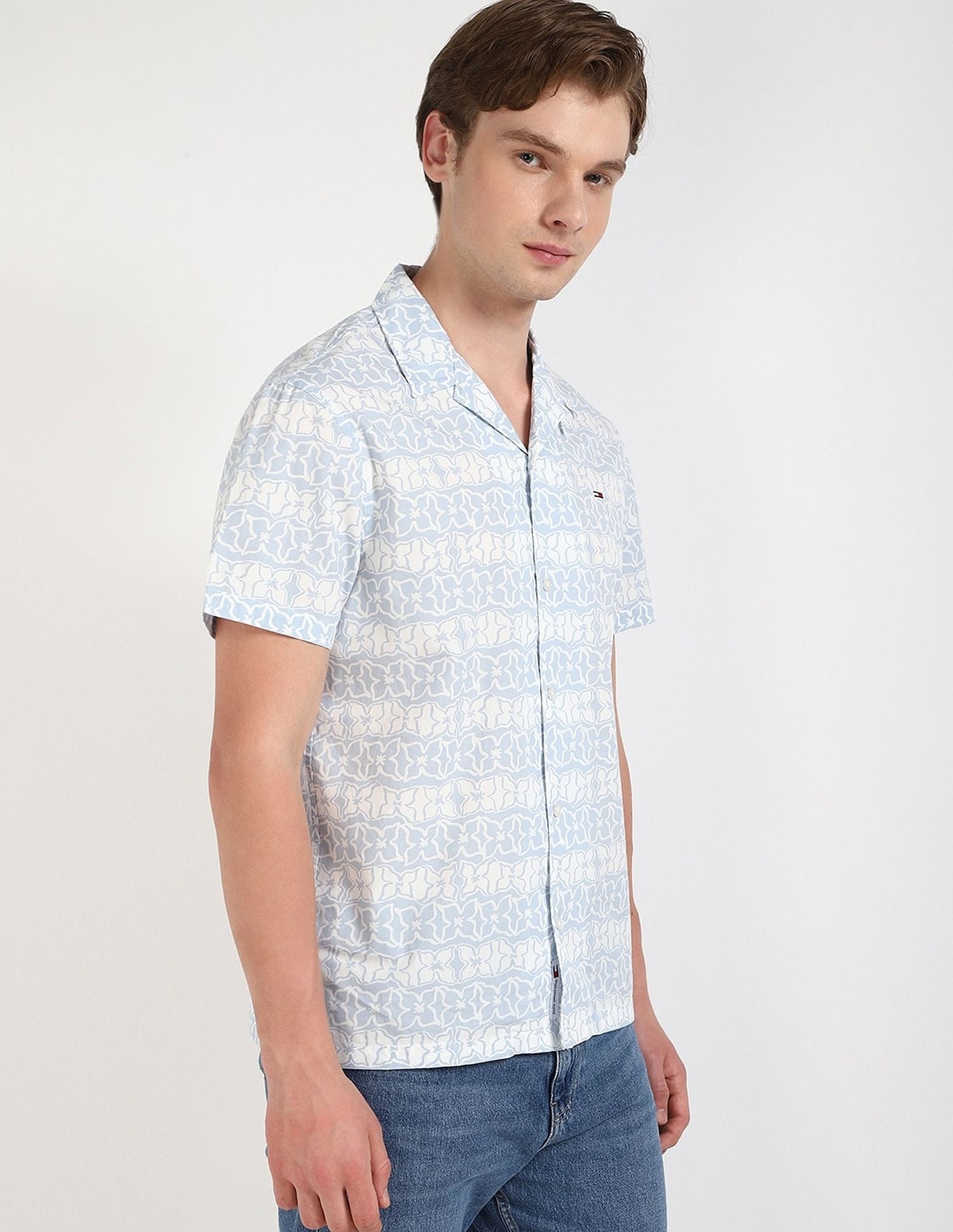 Tommy Hilfiger Printed Regular-Fit Woven Shirt