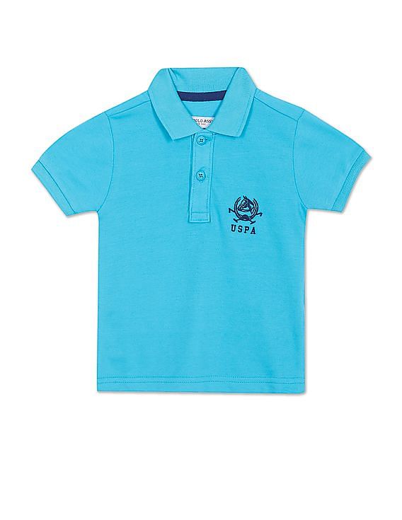 U.S. Polo Assn. Kids Pure Cotton Solid Polo Shirt