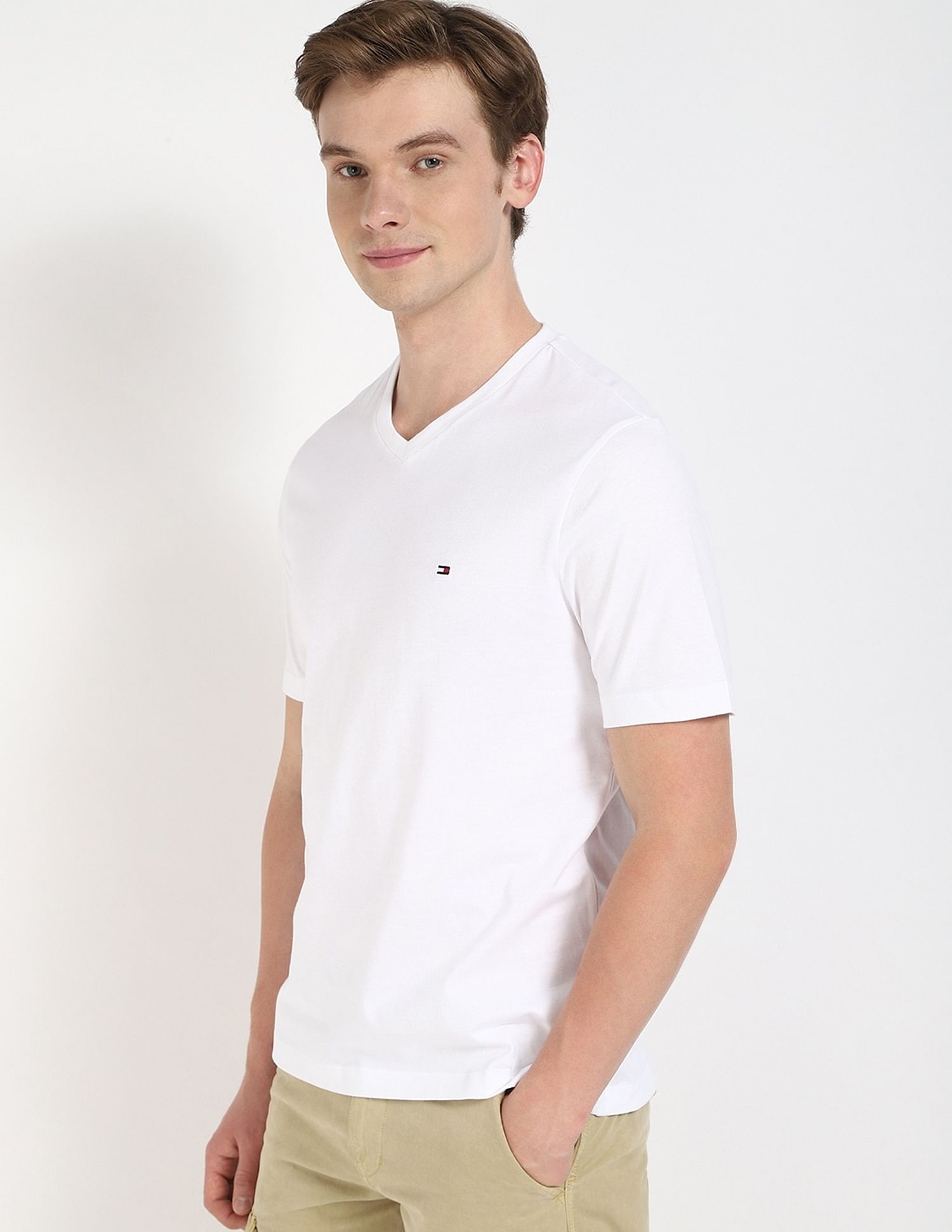 Tommy Hilfiger Solid Regular Fit T-shirt