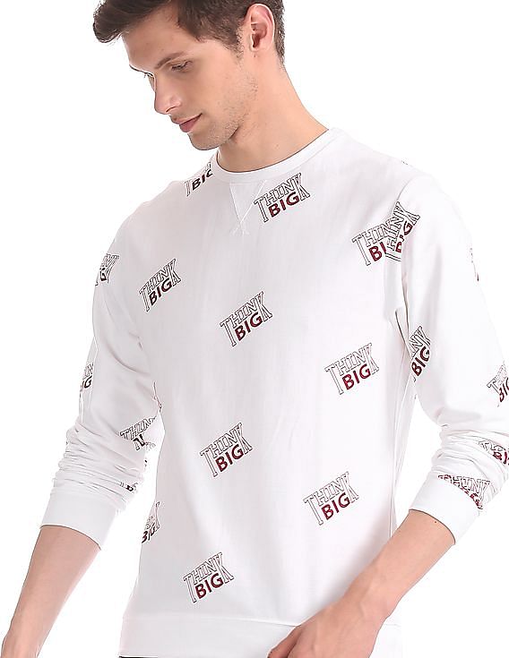 white sweatshirt mens online