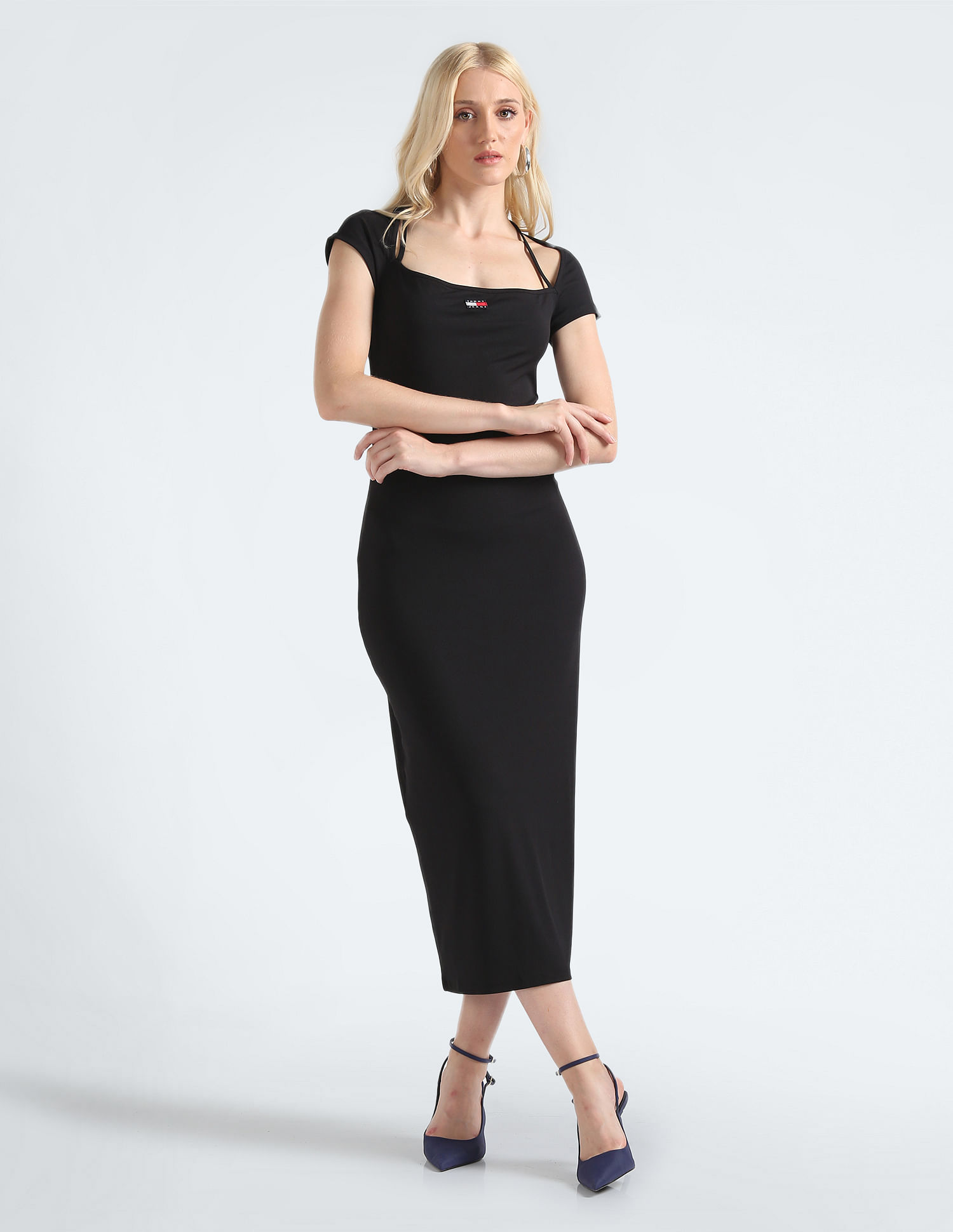 Tommy Hilfiger Mini Badge Ribbed Dress