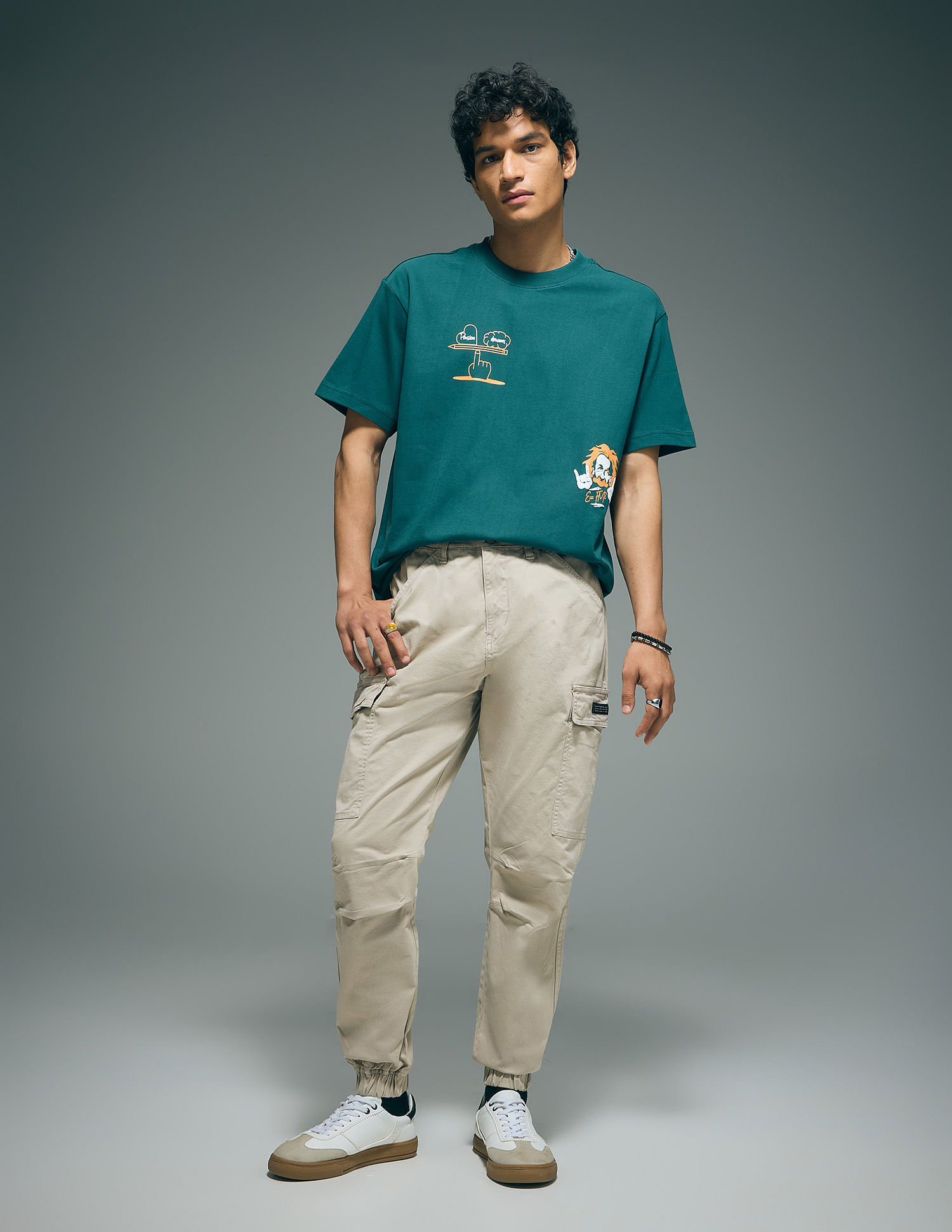 Flying Machine Slim Fit Cargo Pants