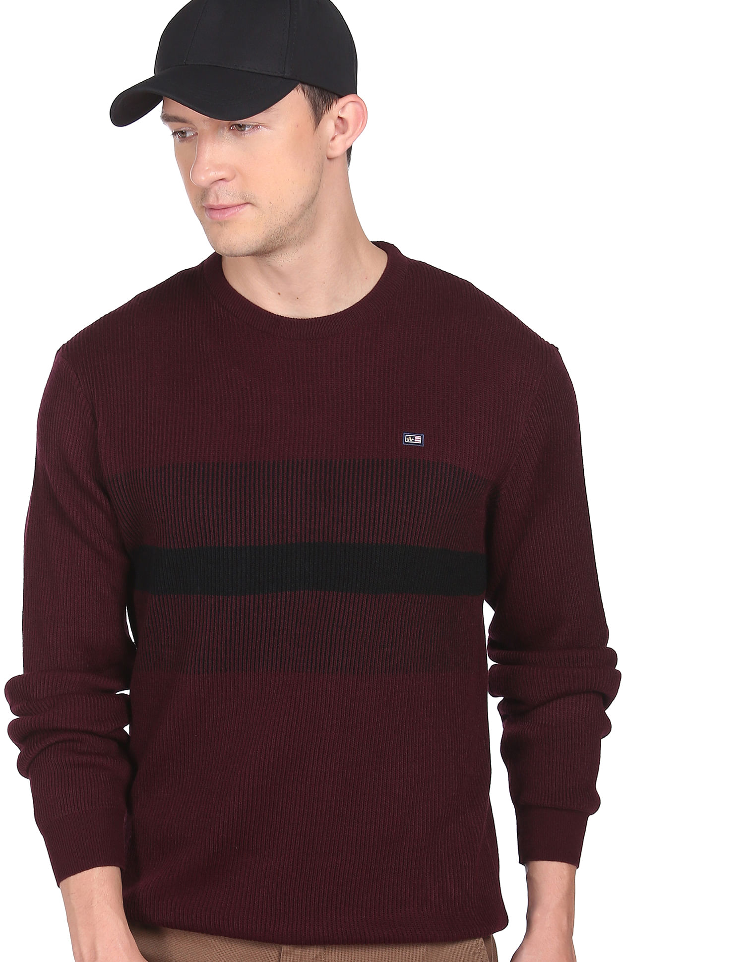 Red Arrows Logo 57th Season Air Show Maroon Sweatshirt